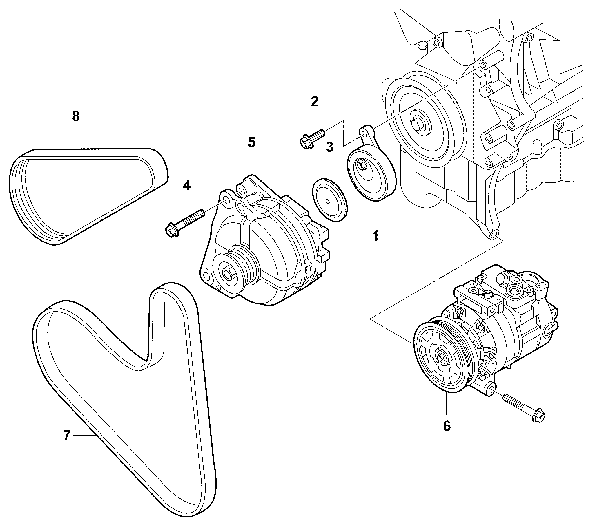 VAG 04C 145 299 B - Ohjainrulla, moniurahihna inparts.fi