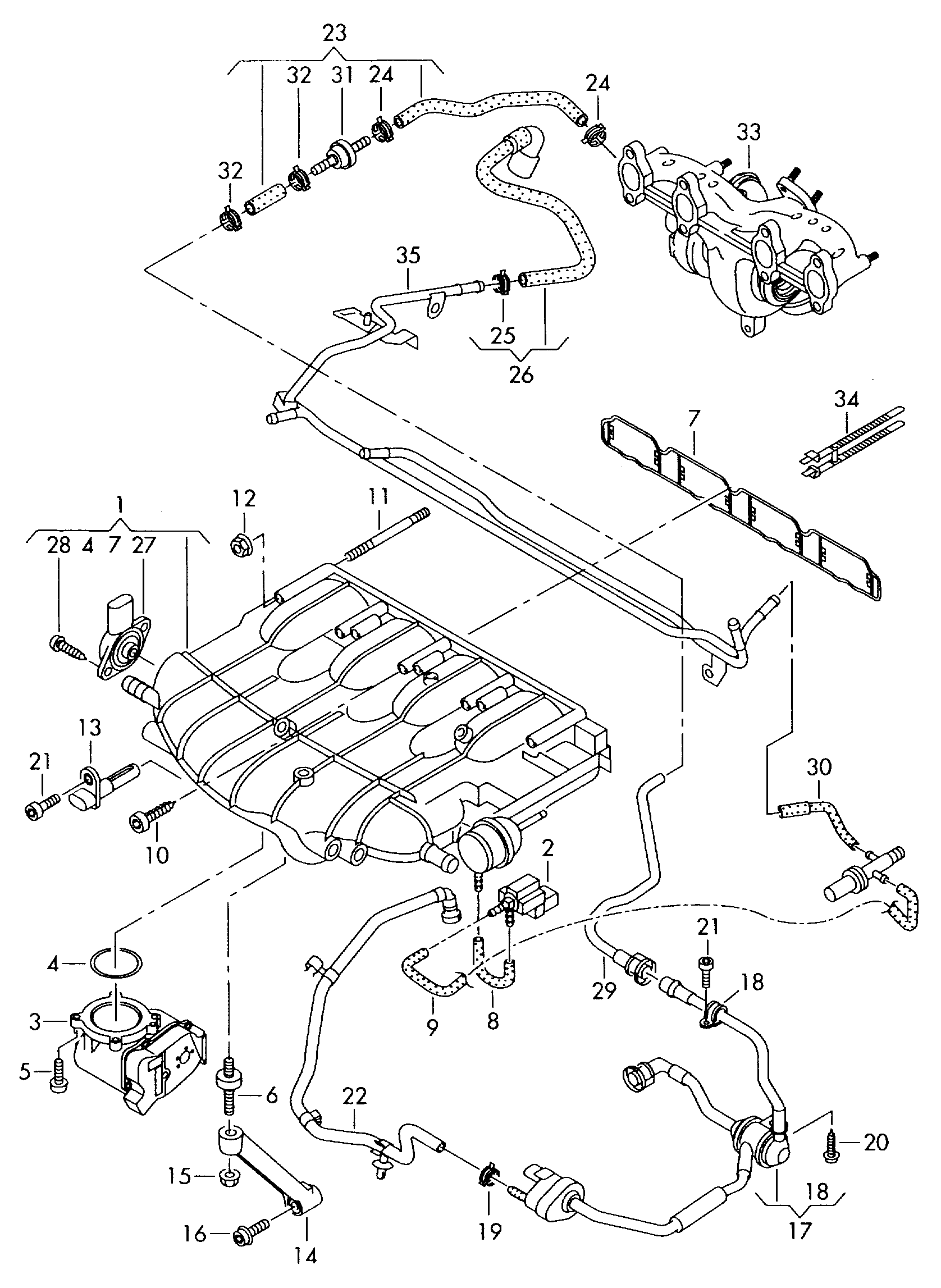 VW 06B 905 379 D - Tunnistin, imuilman lämpötila inparts.fi