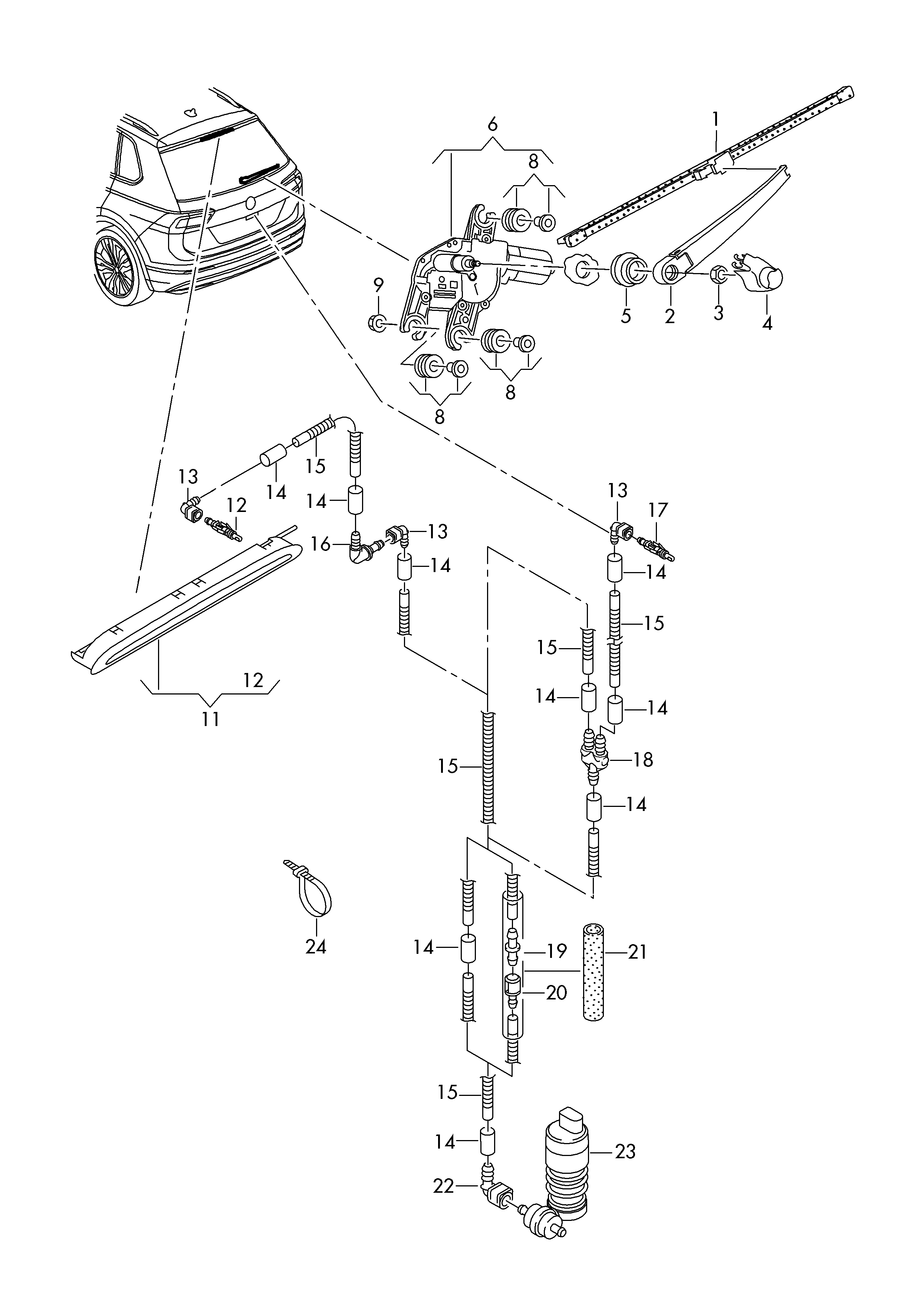 VAG 5NA955427A - Pyyhkijänsulka inparts.fi