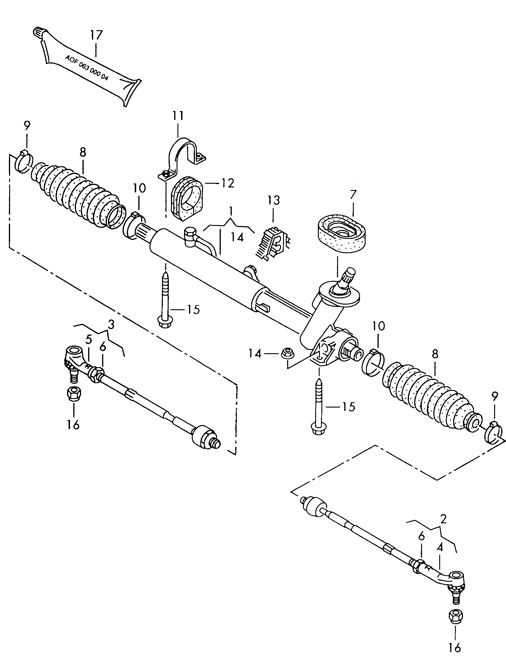 VW 6N0422811 - Raidetangon pää inparts.fi