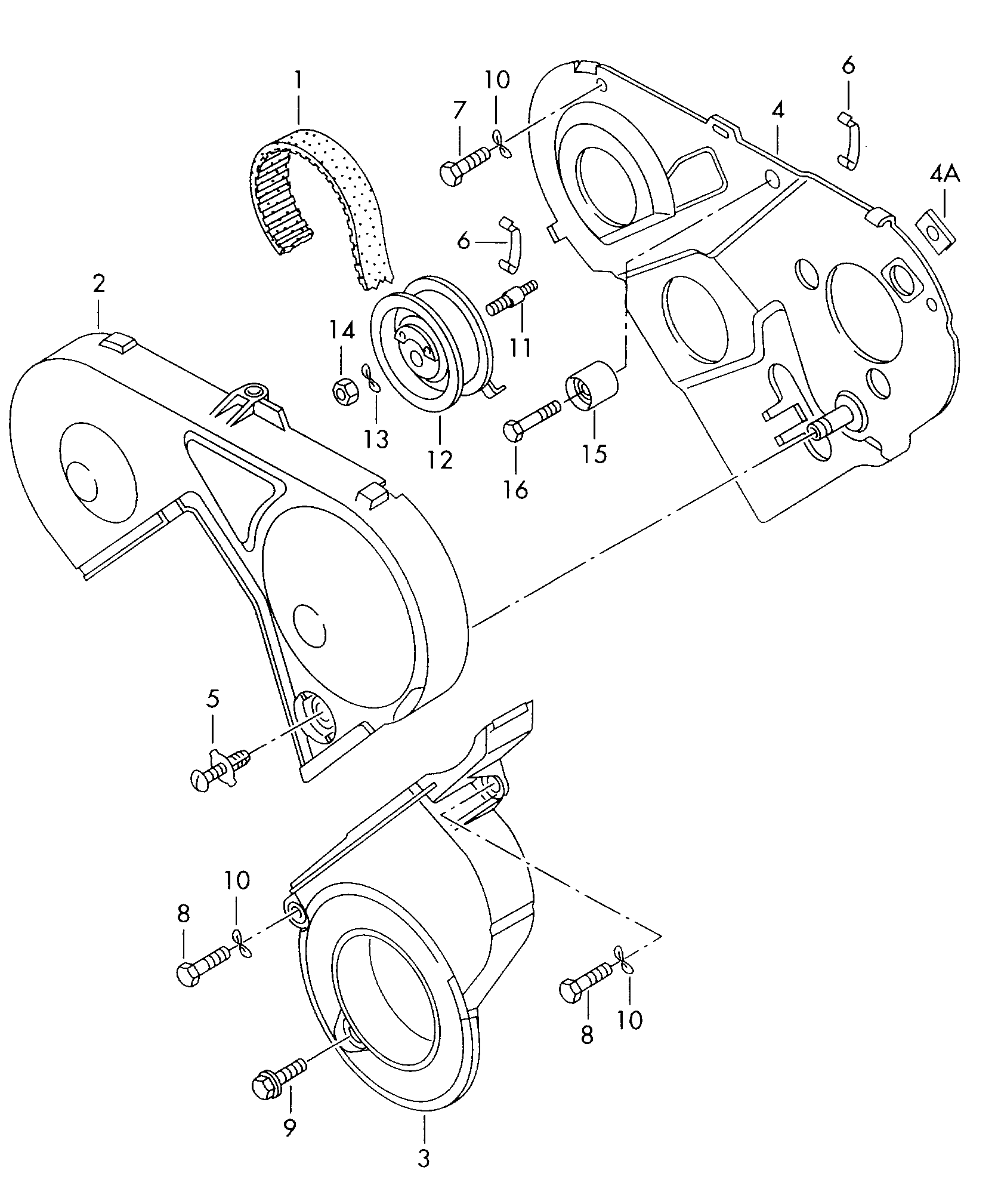 FORD 028109244 - Ohjainrulla, hammashihna inparts.fi