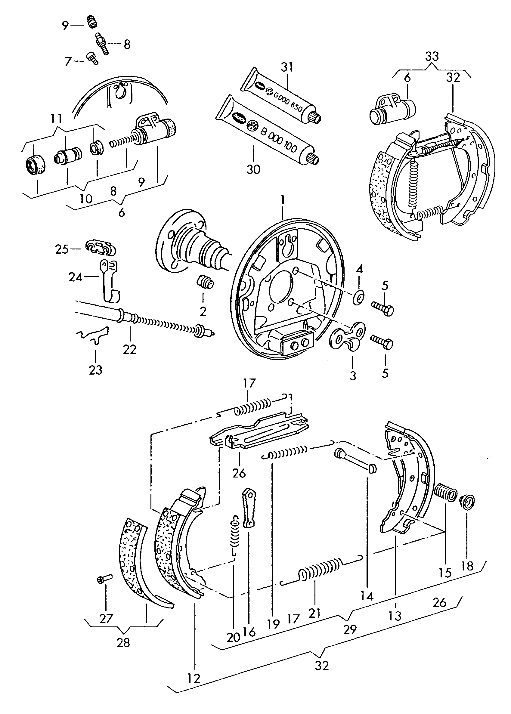 VAG 867 609 525 - Jarrukenkäsarja inparts.fi