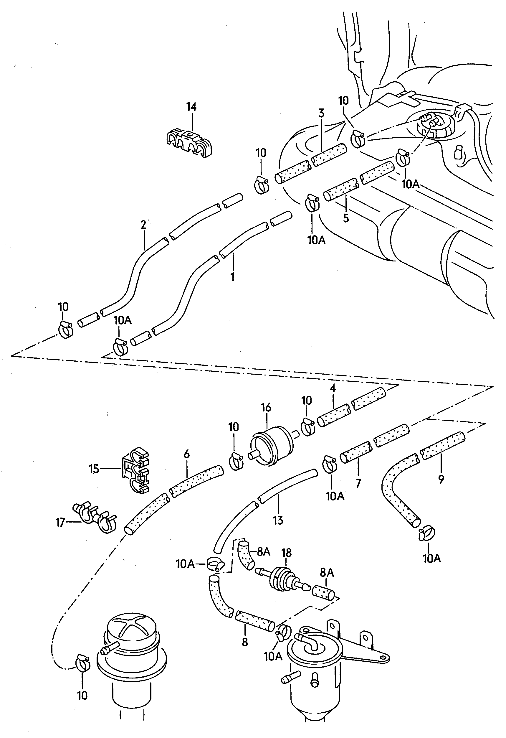 VAG 3A0 201 542 - Venttiili, polttoainepumppu inparts.fi