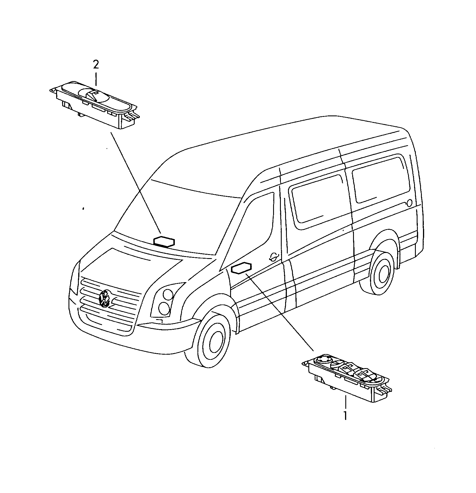 Skoda 2E0 959 877 J - Kytkin, lasinnostin inparts.fi