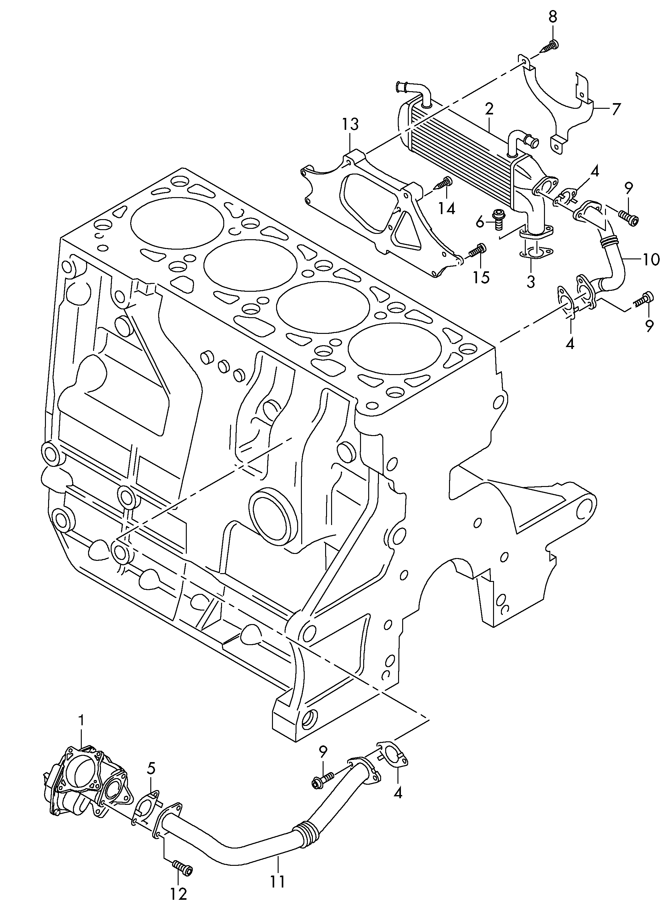 VW 03L131547D - Tiiviste, öljynjäähdytin inparts.fi