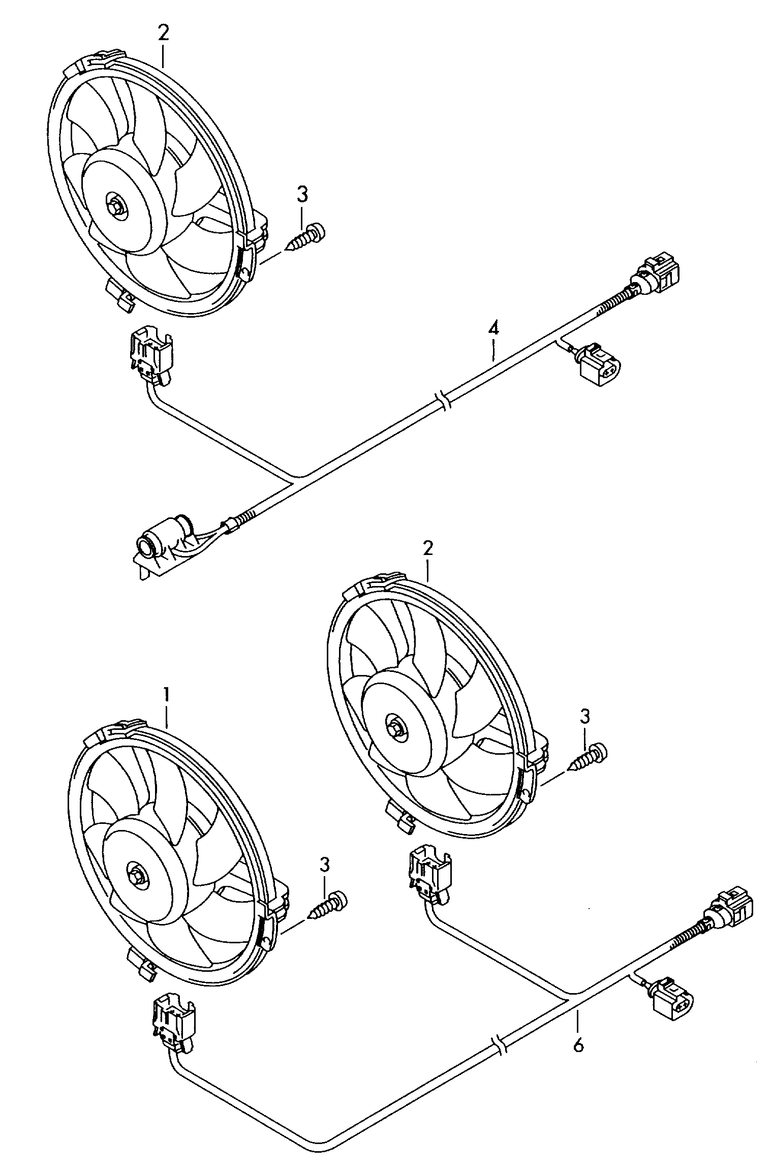 VAG 2E0 959 455 A - Tuuletin, moottorin jäähdytys inparts.fi