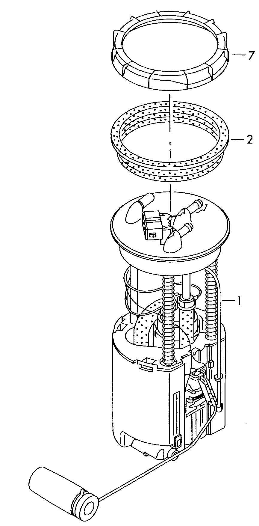 VAG 2E0 919 050 AD - Polttoaineen syöttömoduuli inparts.fi