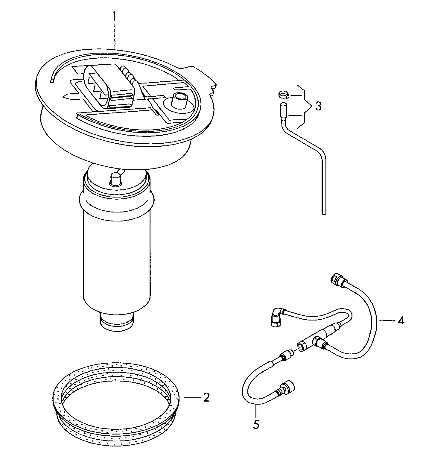 Skoda 8E0 906 087 D - Polttoainepumppu inparts.fi