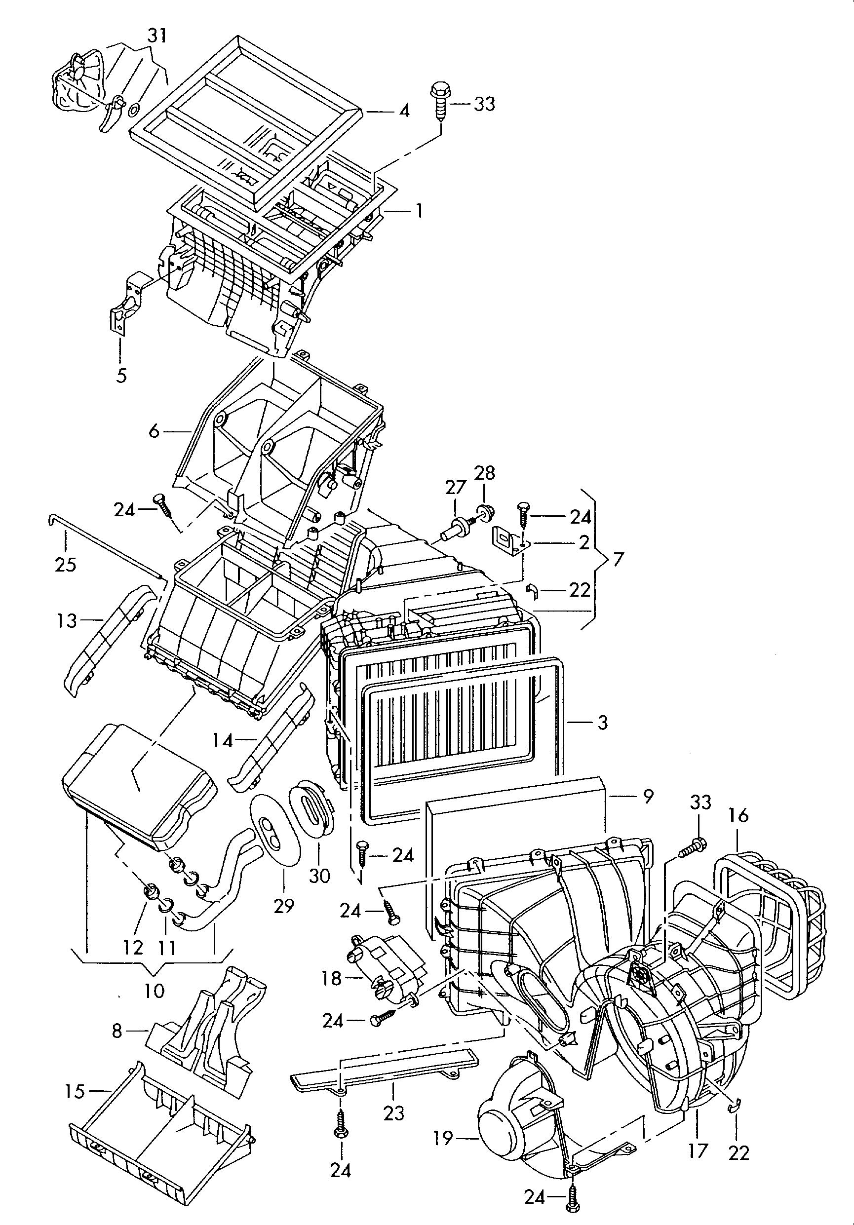 Skoda 7H1 819 021 B - Sisätilapuhallin inparts.fi