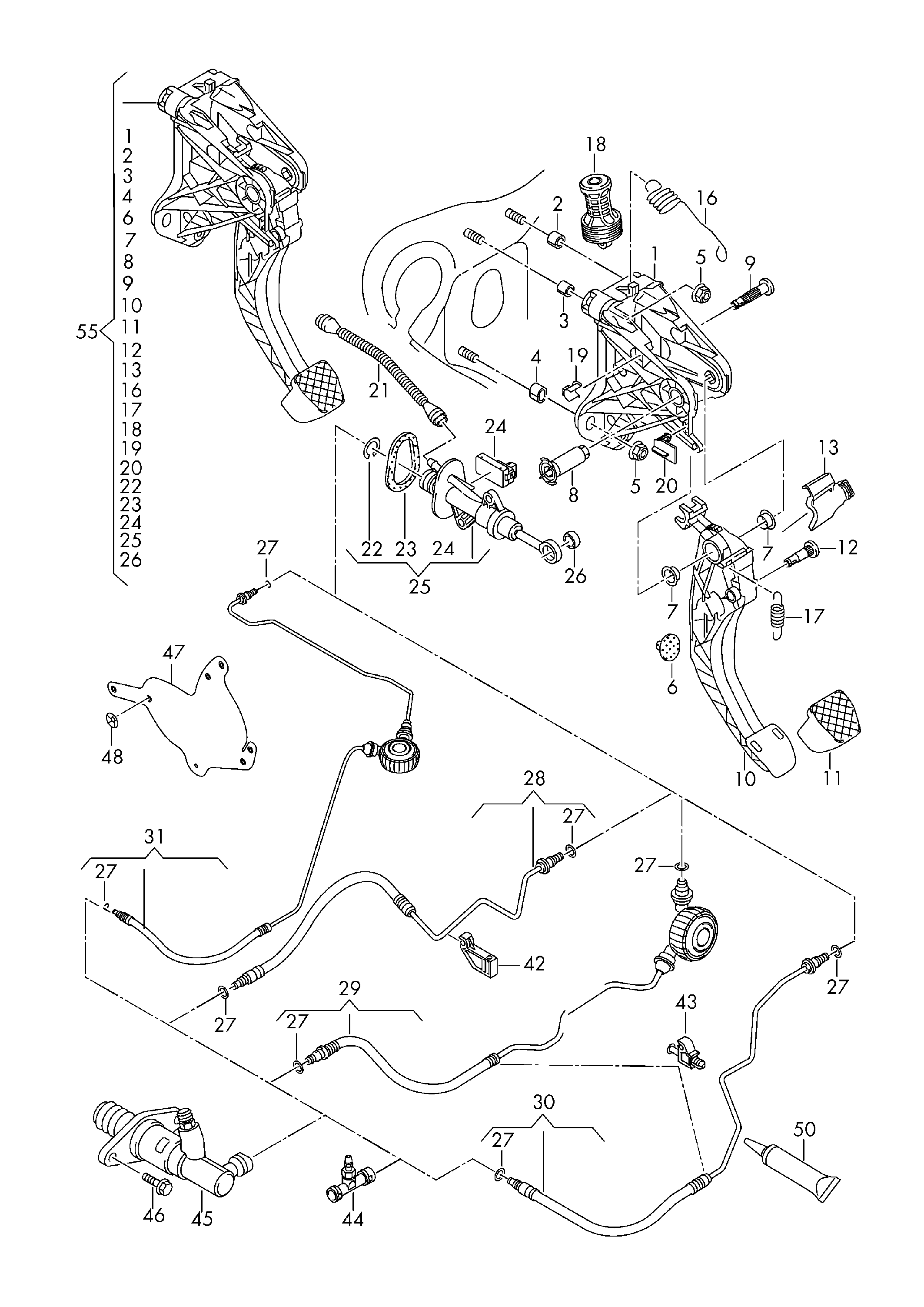 VAG 5Q0 721 261 - Työsylinteri, kytkin inparts.fi