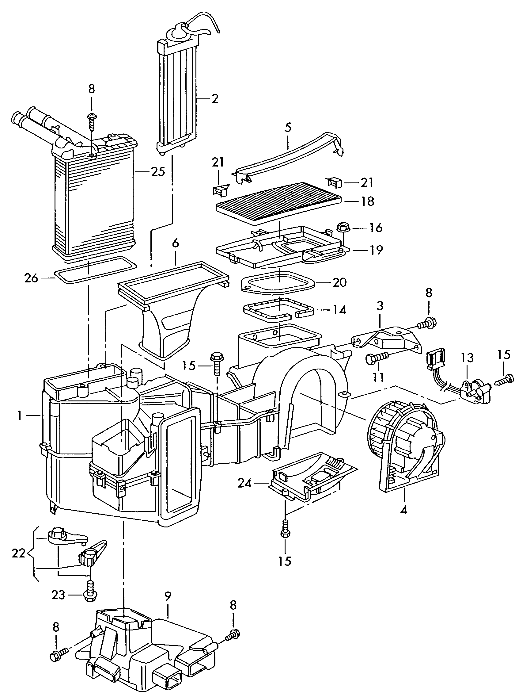 VAG 8A0 819 439 A - Suodatin, sisäilma inparts.fi