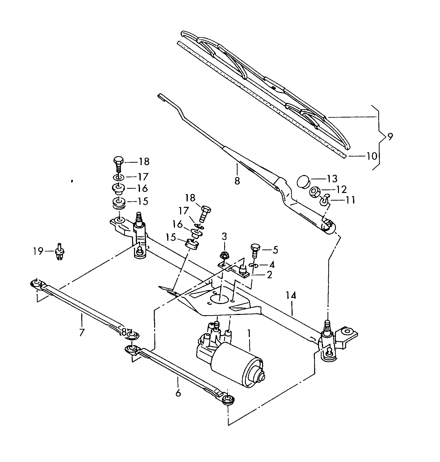 VW 6N0 955 425 - Pyyhkijänsulka inparts.fi