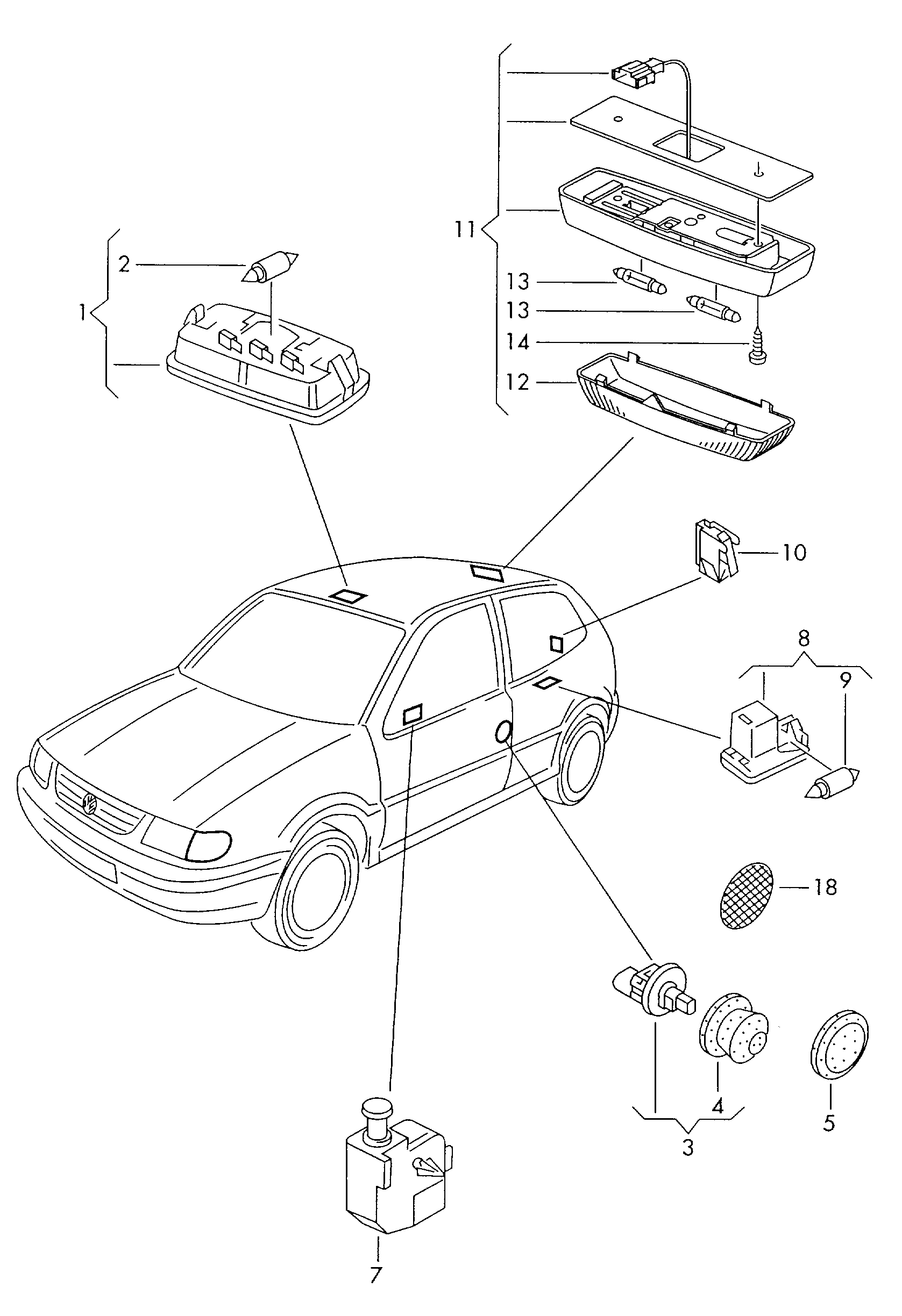 VAG N 017 72 32 - Polttimo, mittariston valo inparts.fi