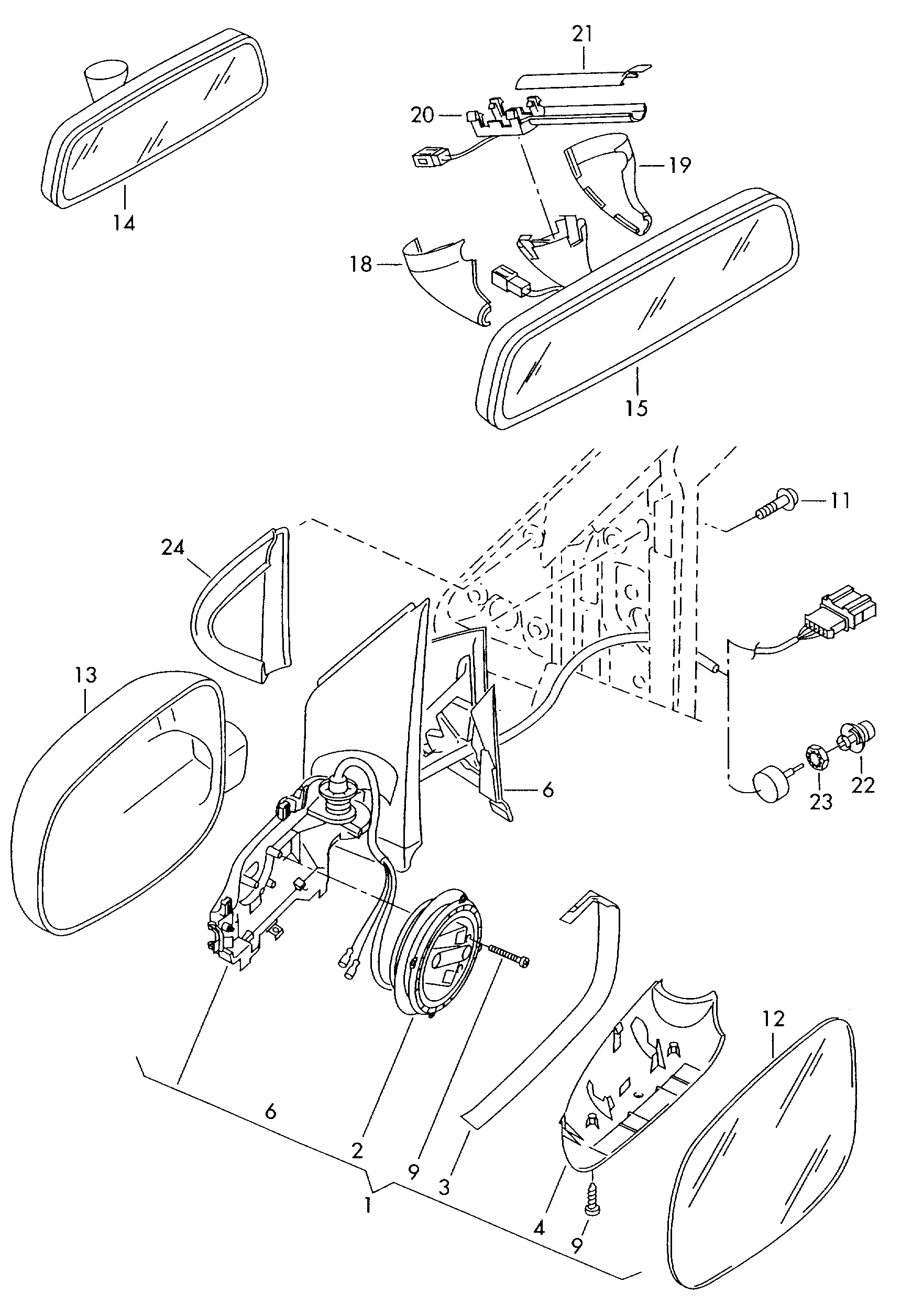 VAG 6Q0857522C - Ulkopeili inparts.fi