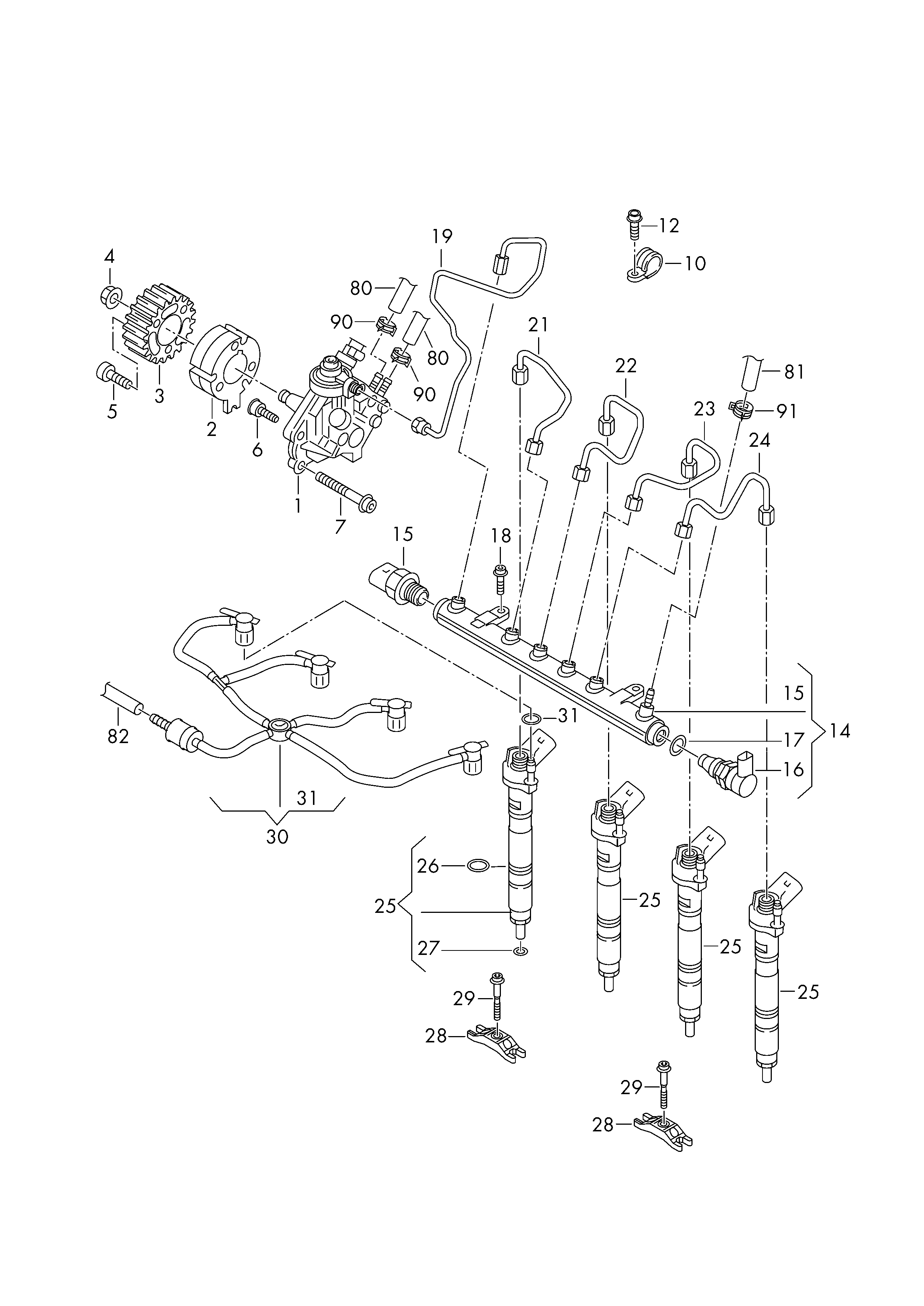 Skoda WHT004739 - Ruuvi ruiskutussuutinpidike inparts.fi