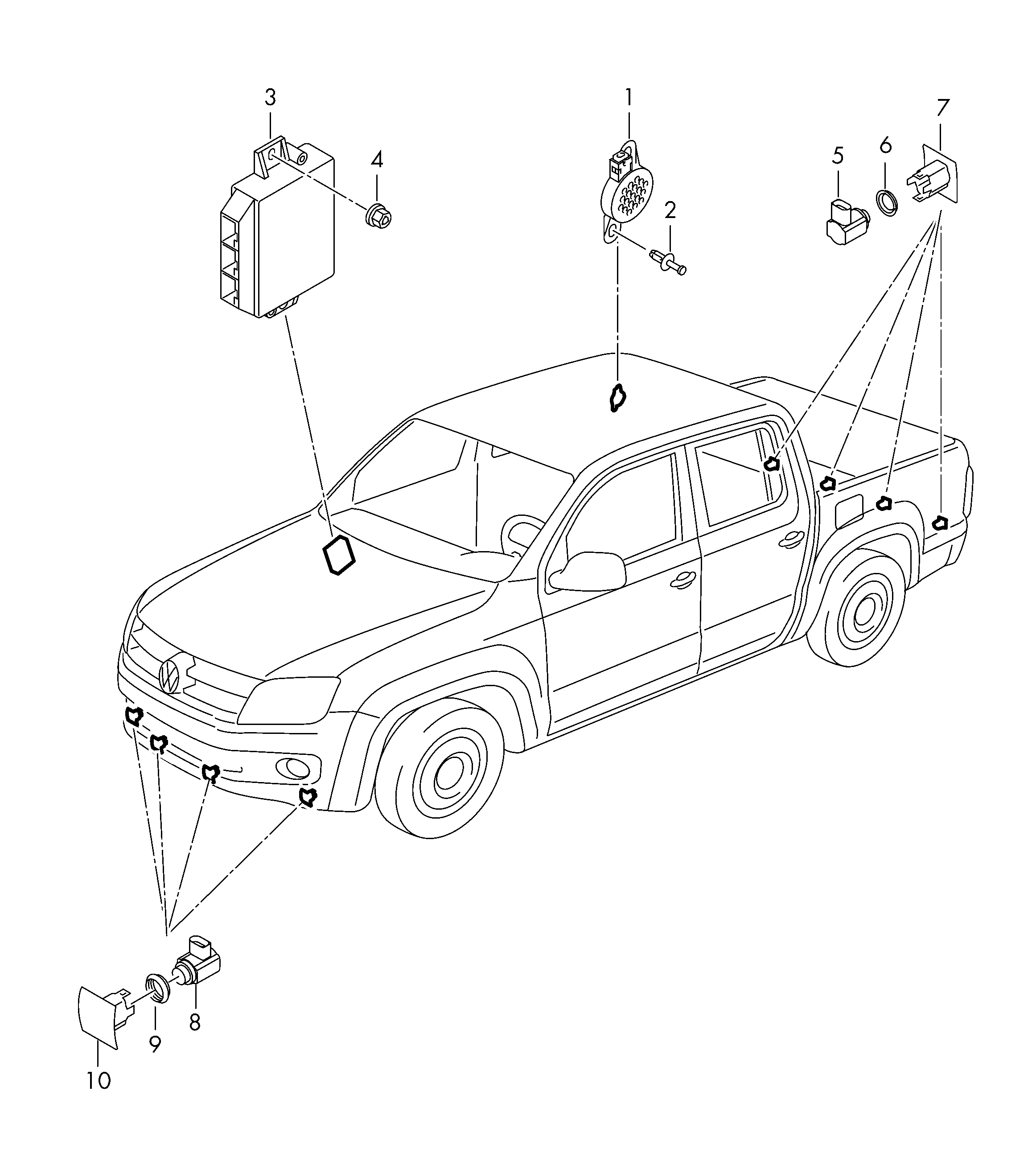 Seat 1S0919275C - Sensori, pysäköintitutka inparts.fi