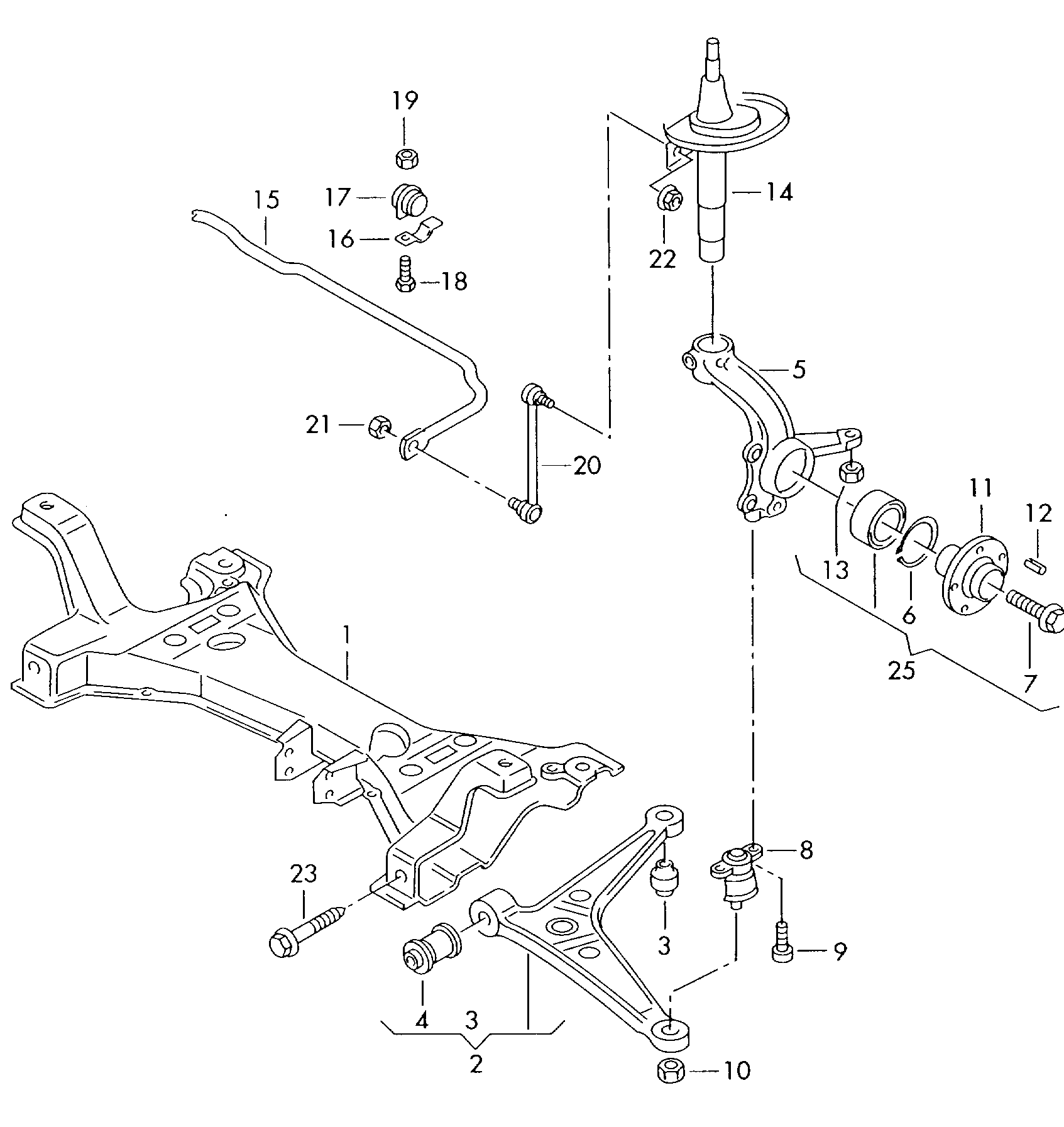 Seat 7M0 407 181 A - Tukivarren hela inparts.fi