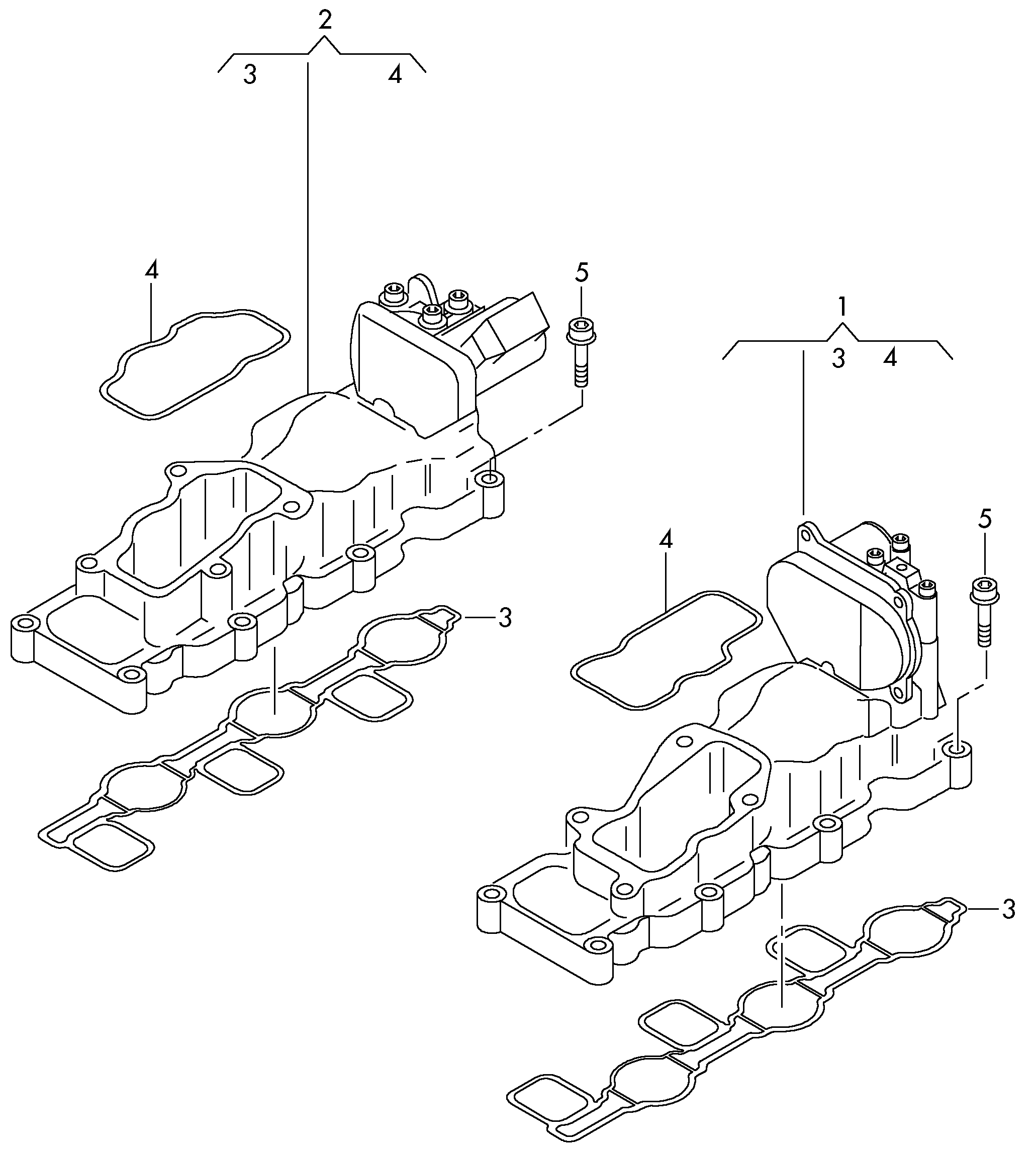 Seat 059 129 717 J - Tiivistesarja, imusarja inparts.fi