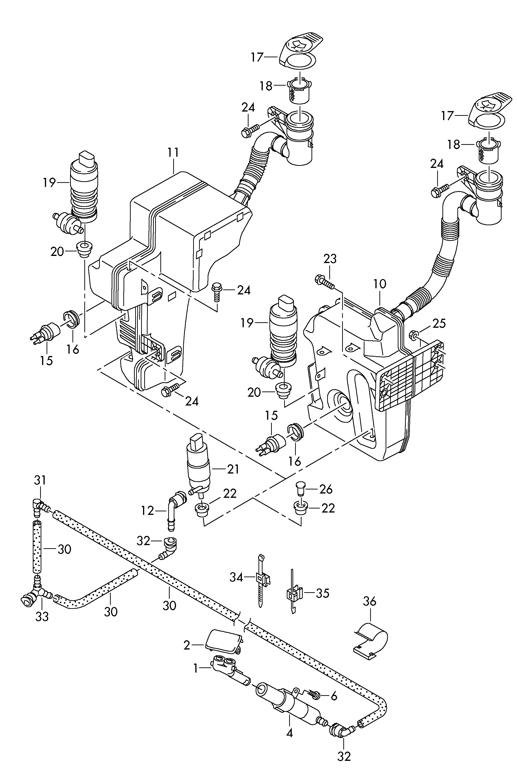 Seat 113 955 975B - Liitinosa, pesuletku inparts.fi