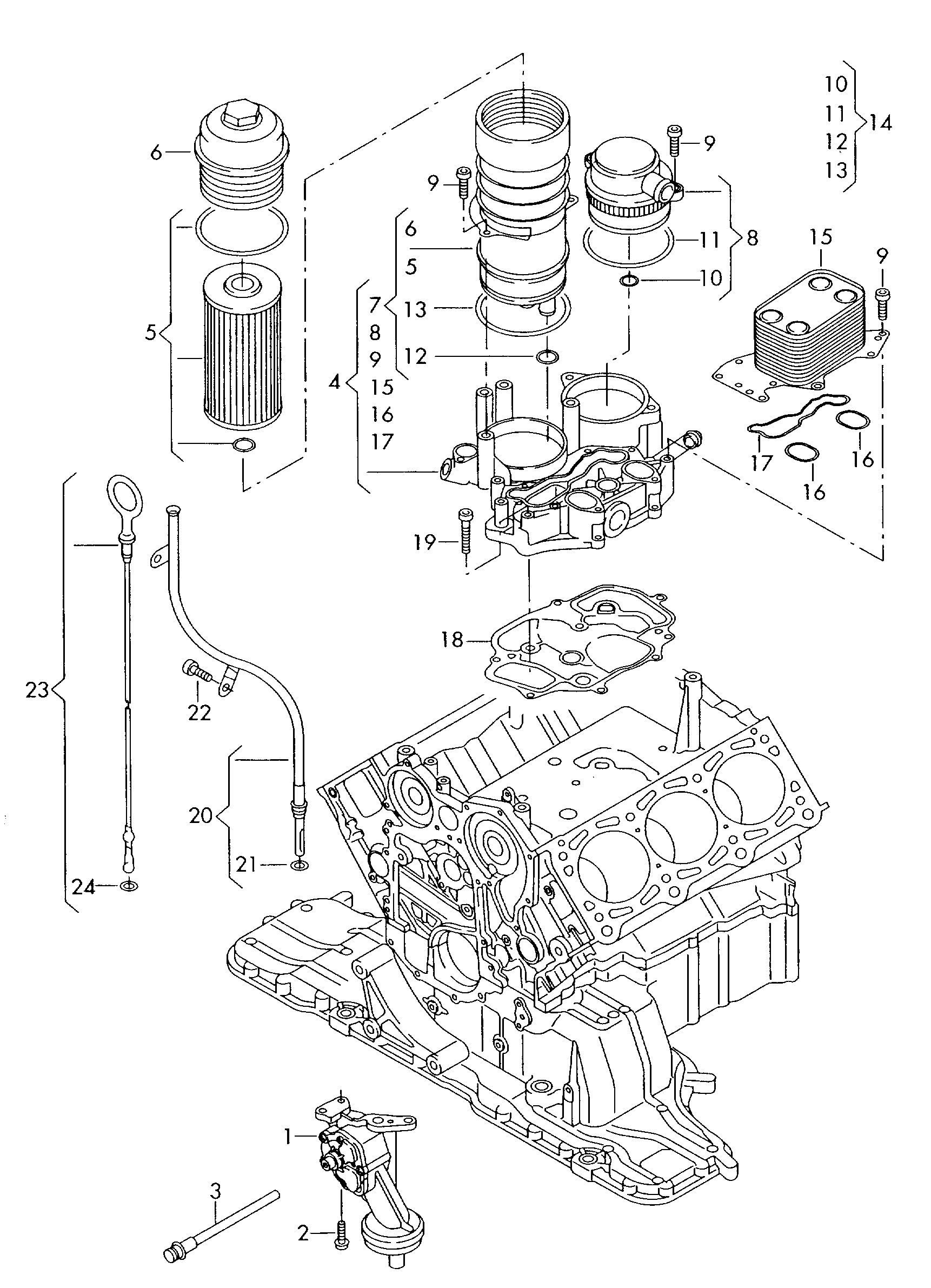 Seat 059117021J - Moottoriöljyn jäähdytin inparts.fi