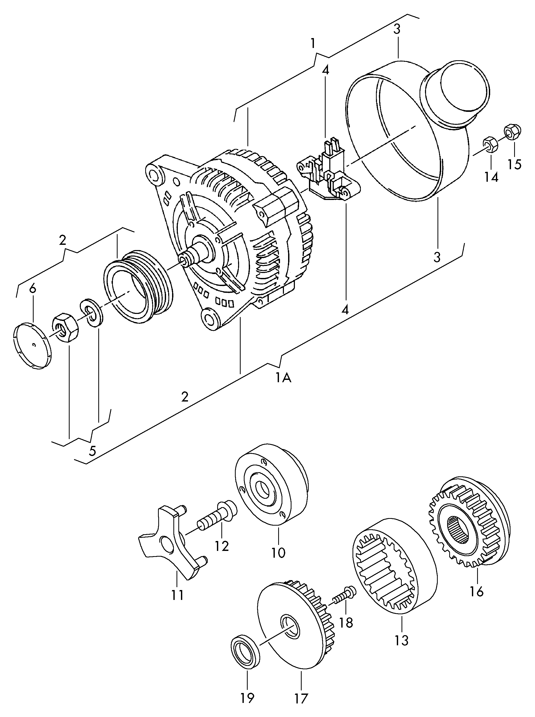 VW 059903018 - Laturi inparts.fi