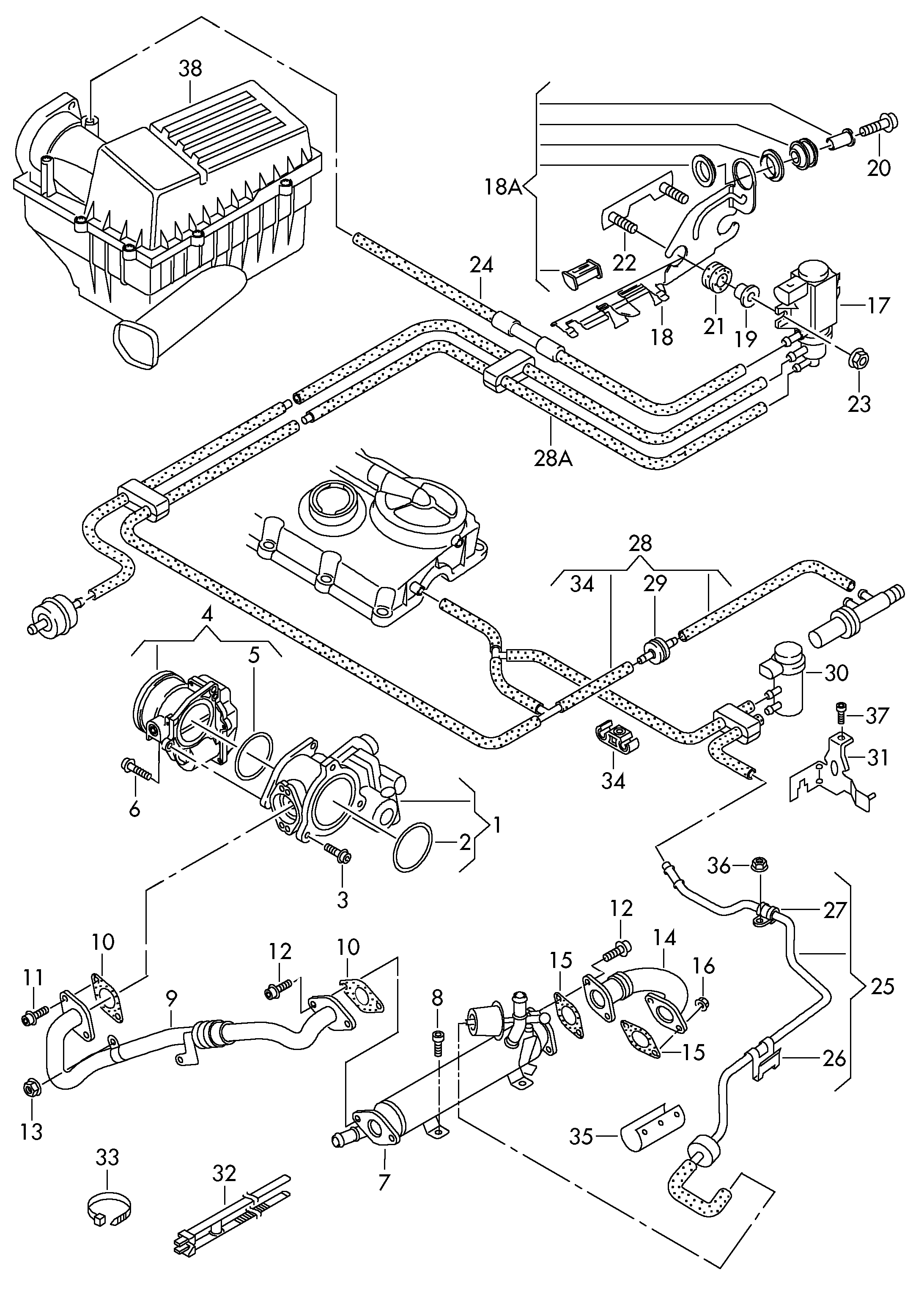 Seat 03L131501G - Venttiili, pakokaasun kierrätys inparts.fi