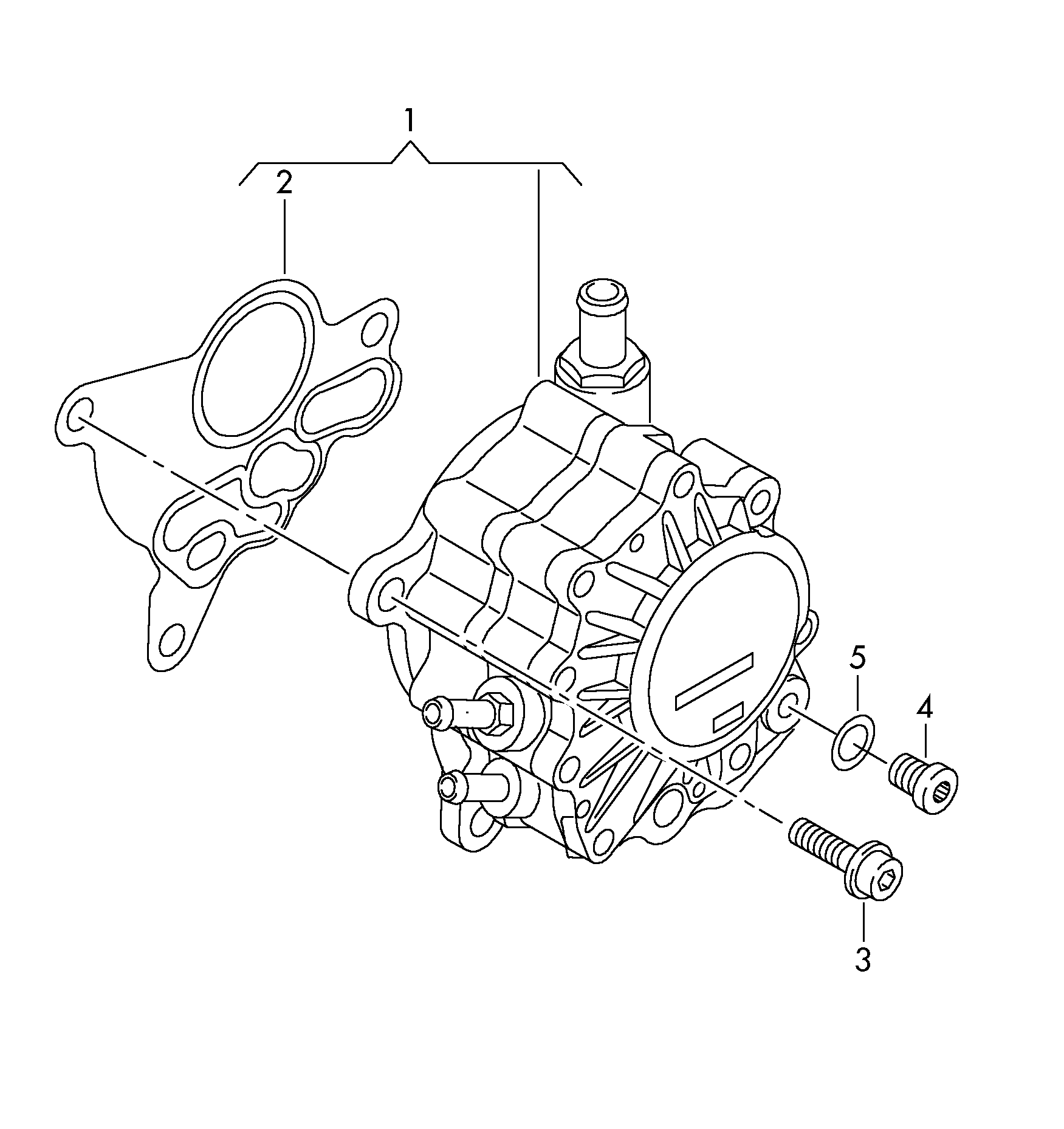 Skoda 03G 145 209 D - Alipainepumppu, jarrujärjestelmä inparts.fi