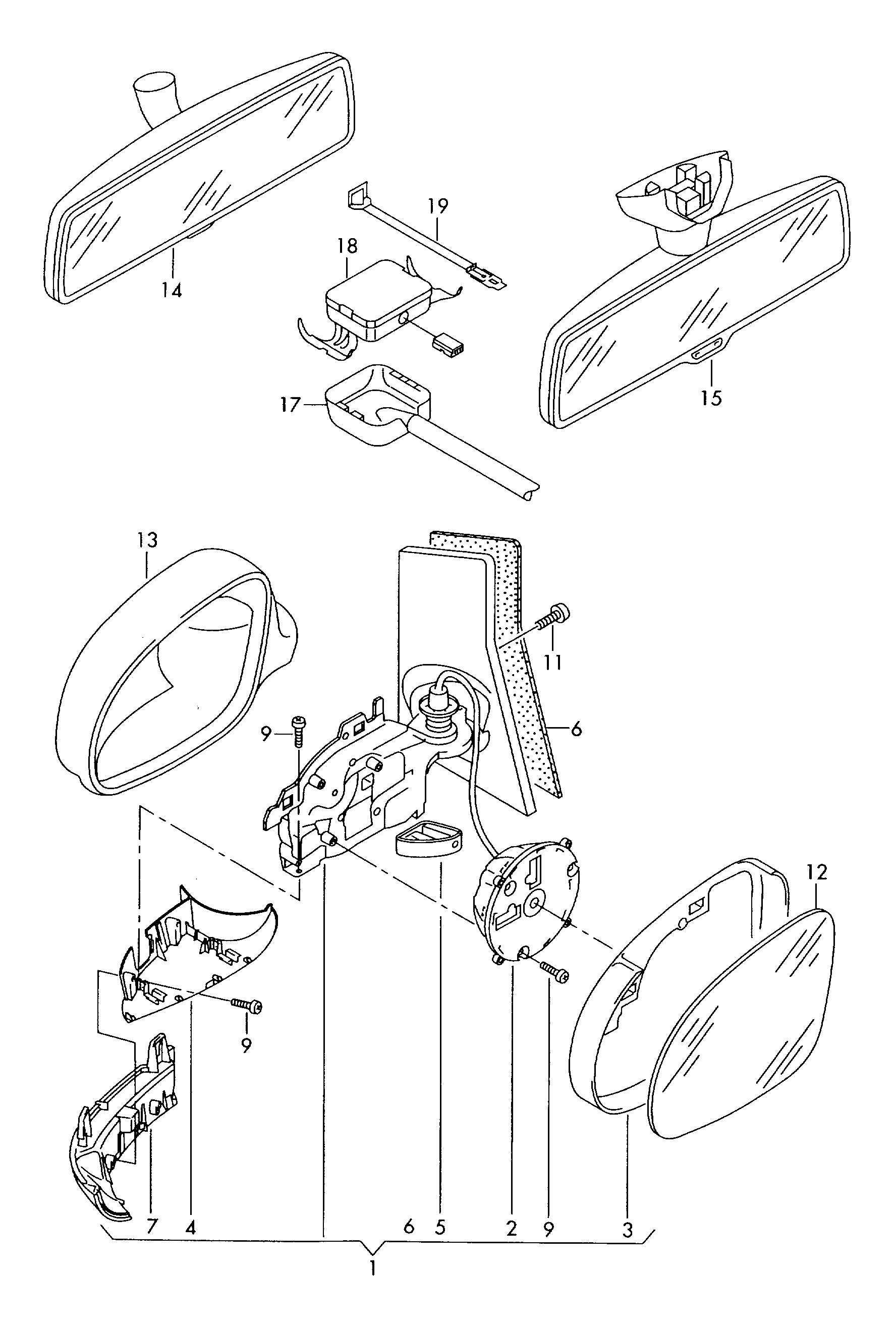 VW 5M1857507AS - Ulkopeili inparts.fi