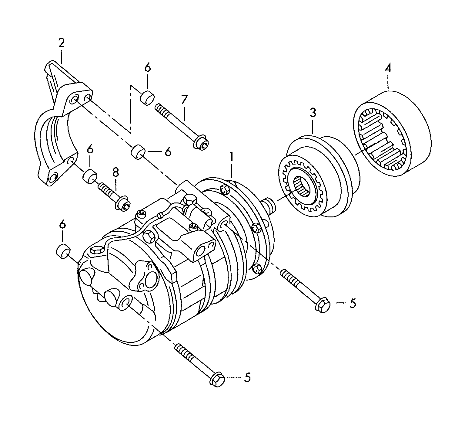 Seat 7H0820805H - Kompressori, ilmastointilaite inparts.fi