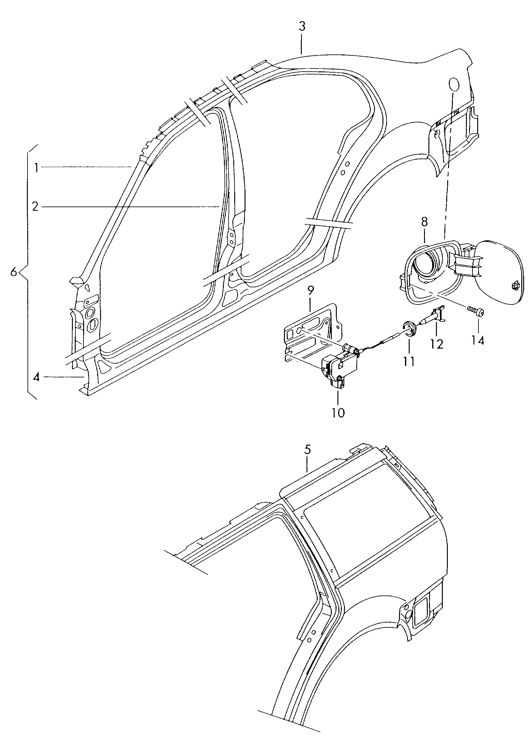 VW 1J0 810 773B - Säätöelementti, keskuslukitus inparts.fi