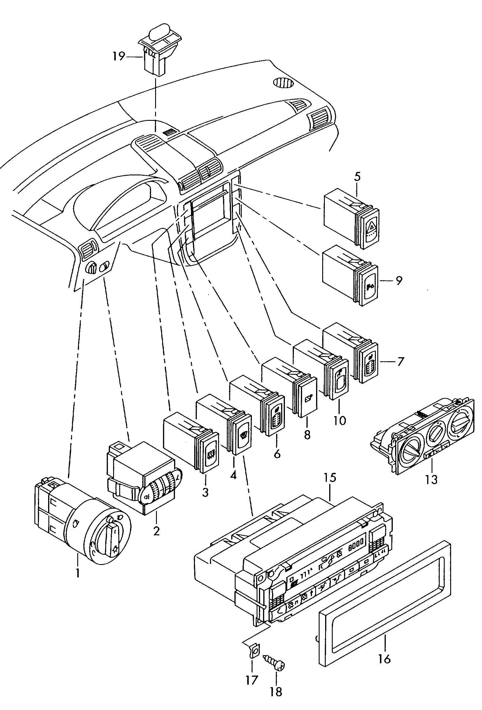 Skoda 1C0 941 531 - Kytkin, ajovalo inparts.fi