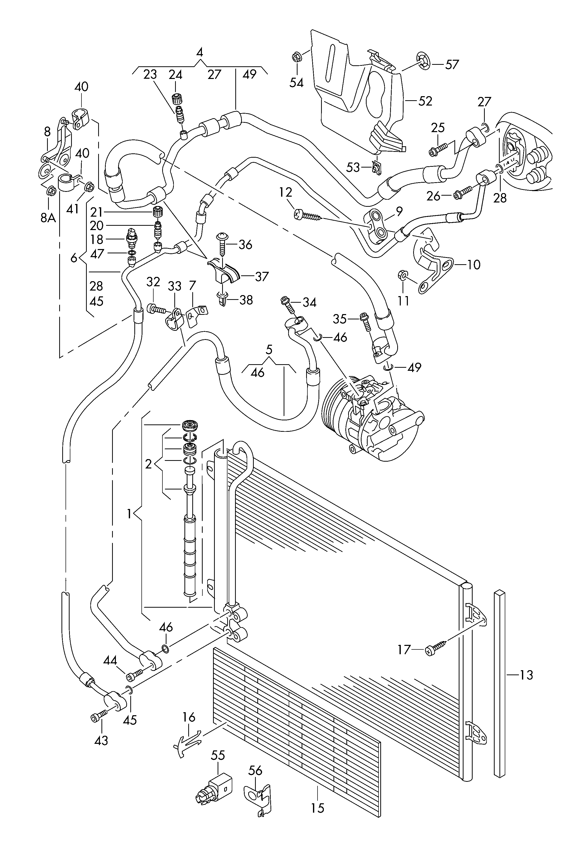 VAG 3C0820411G - Lauhdutin, ilmastointilaite inparts.fi