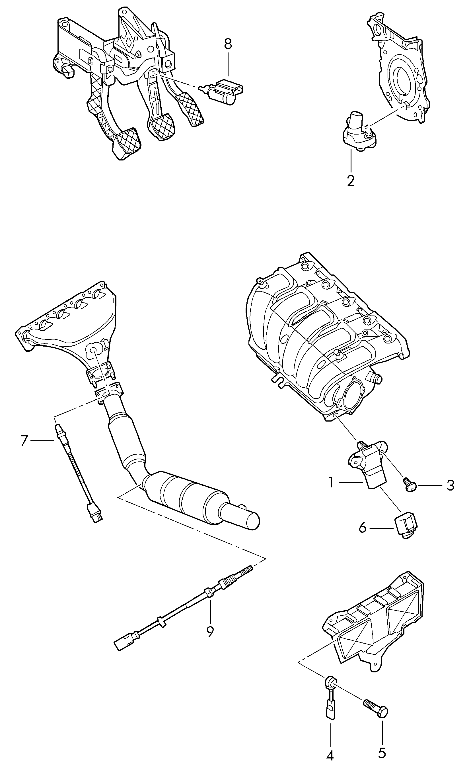 Seat 1K0 998 262 N - Lambdatunnistin inparts.fi