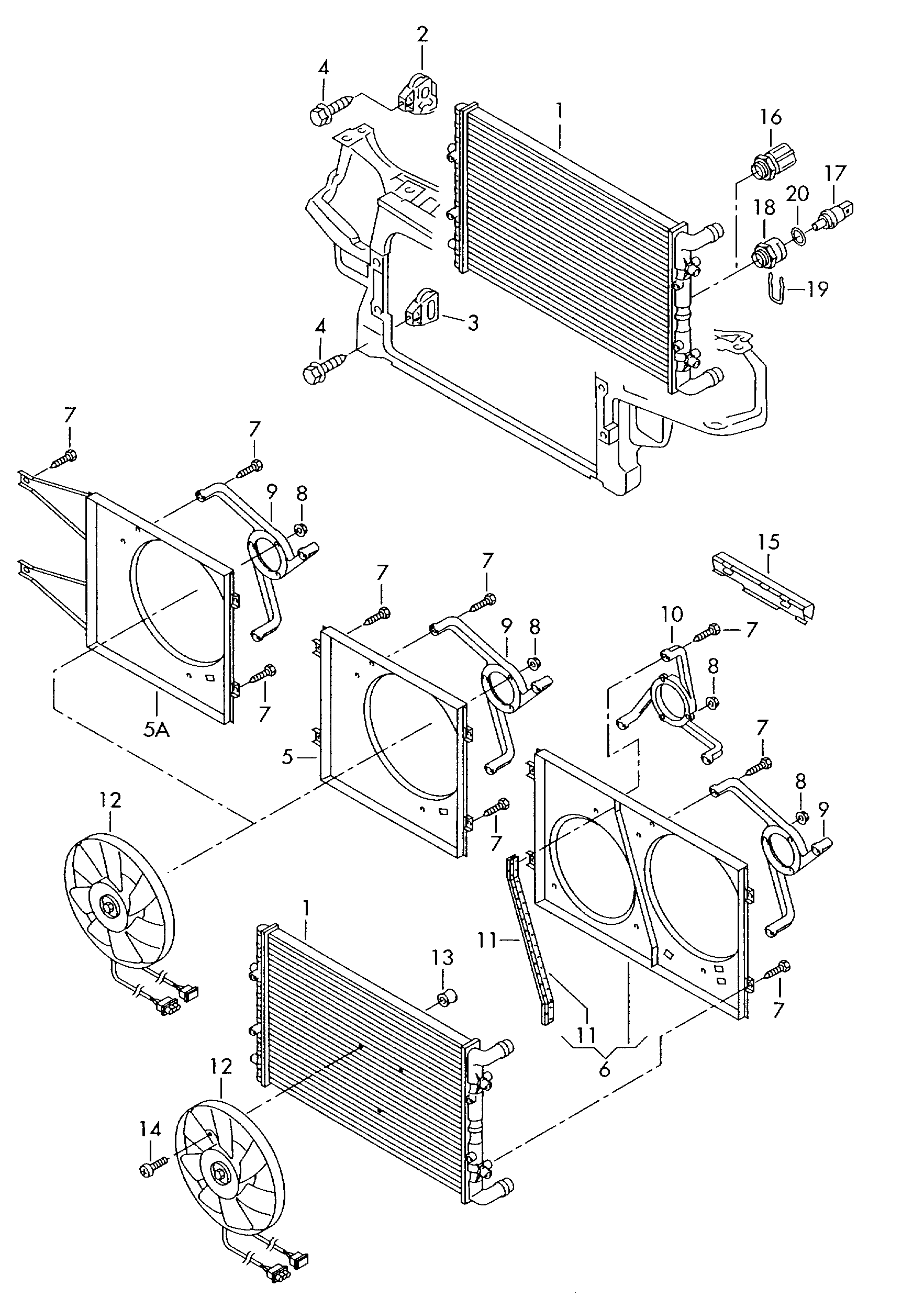 Skoda 6Q0 121 253 Q - Jäähdytin,moottorin jäähdytys inparts.fi