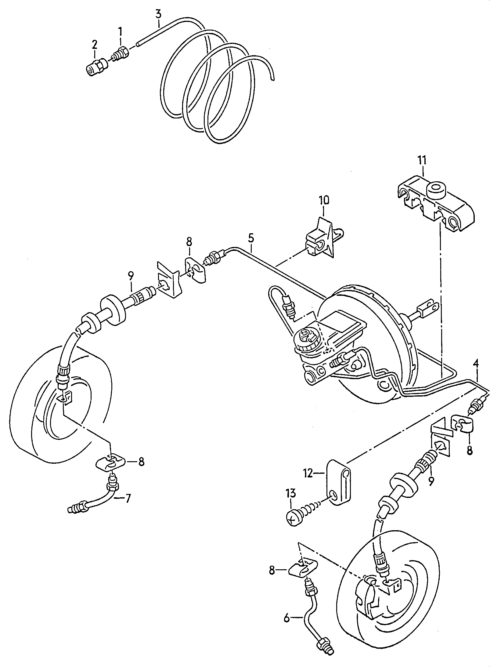 VW 7D0 611 701 E - Jarruletku inparts.fi