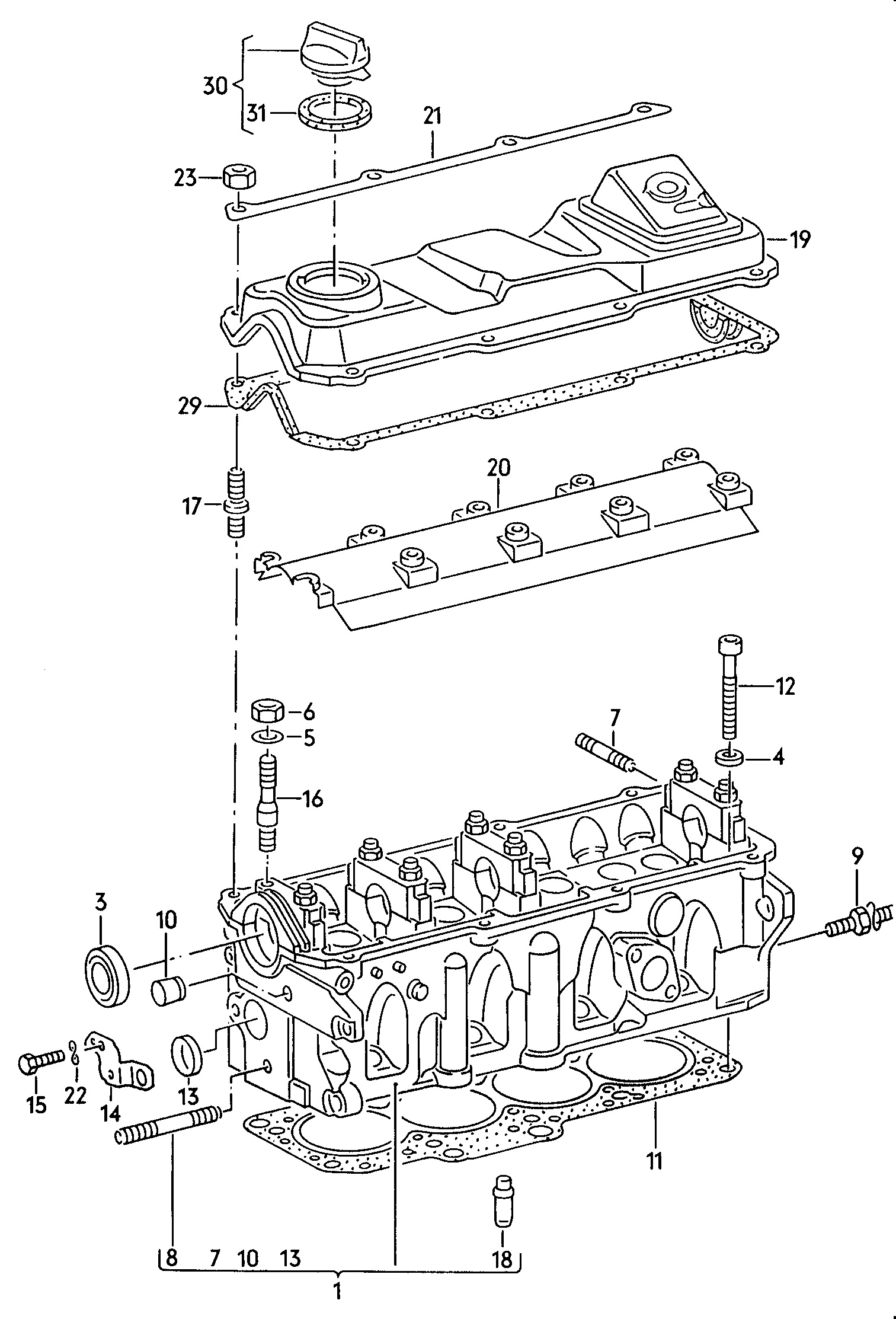 Seat 037 103 483 C - Tiiviste, venttiilikoppa inparts.fi