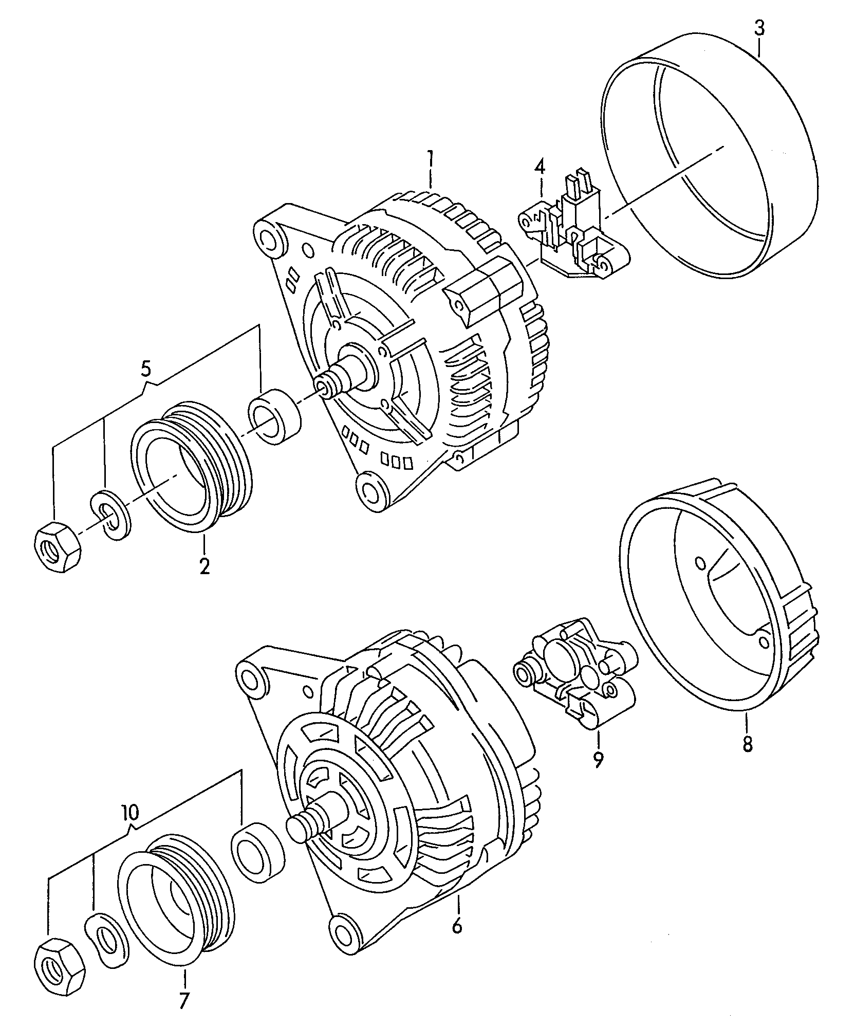 VAG 028903025GX - Laturi inparts.fi