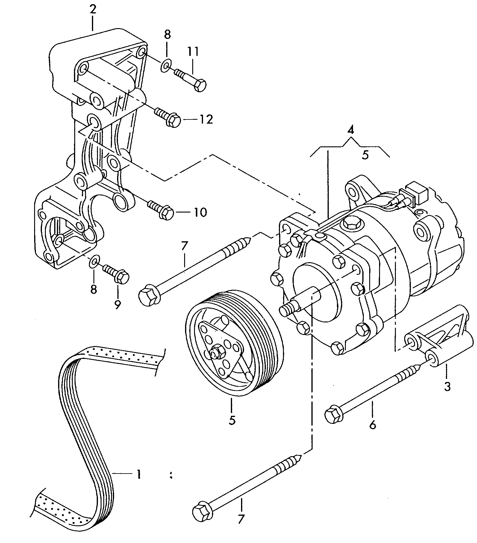 VW 7D0820805L - Kompressori, ilmastointilaite inparts.fi