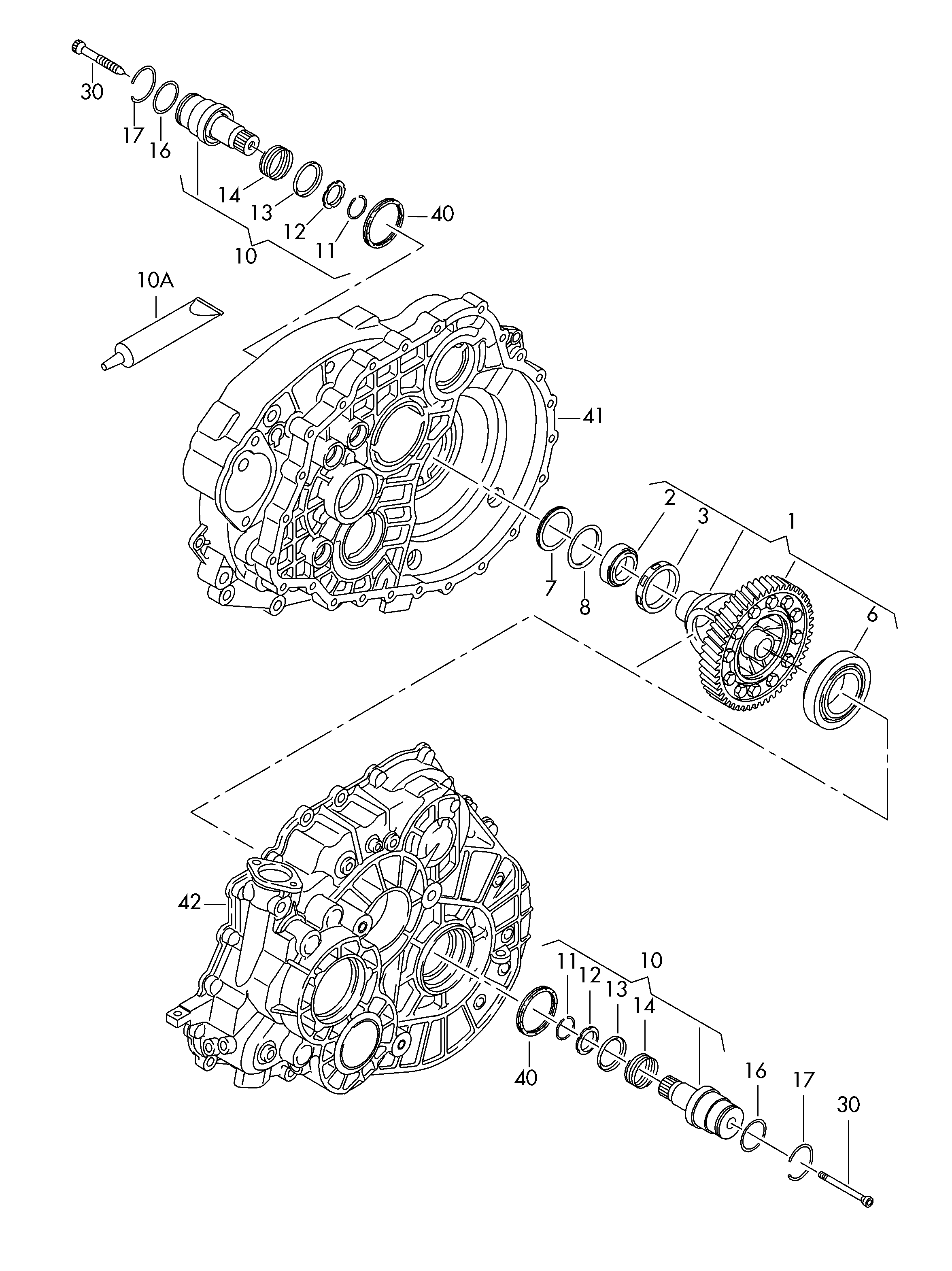 VW 0A5 409 123 B - Korjaussarja, man. vaihteisto inparts.fi