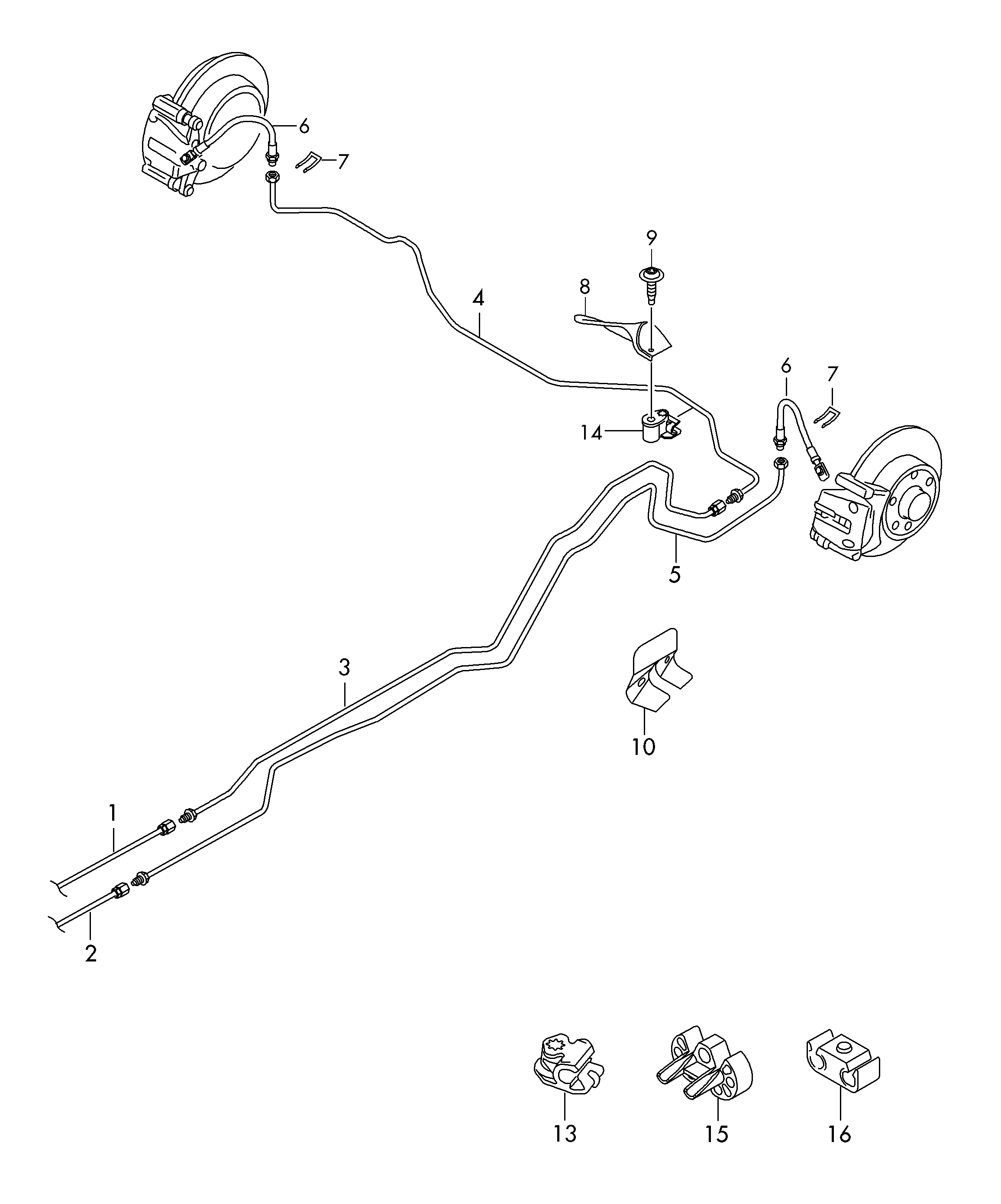 VW 561 611 775 - Jarruletku inparts.fi