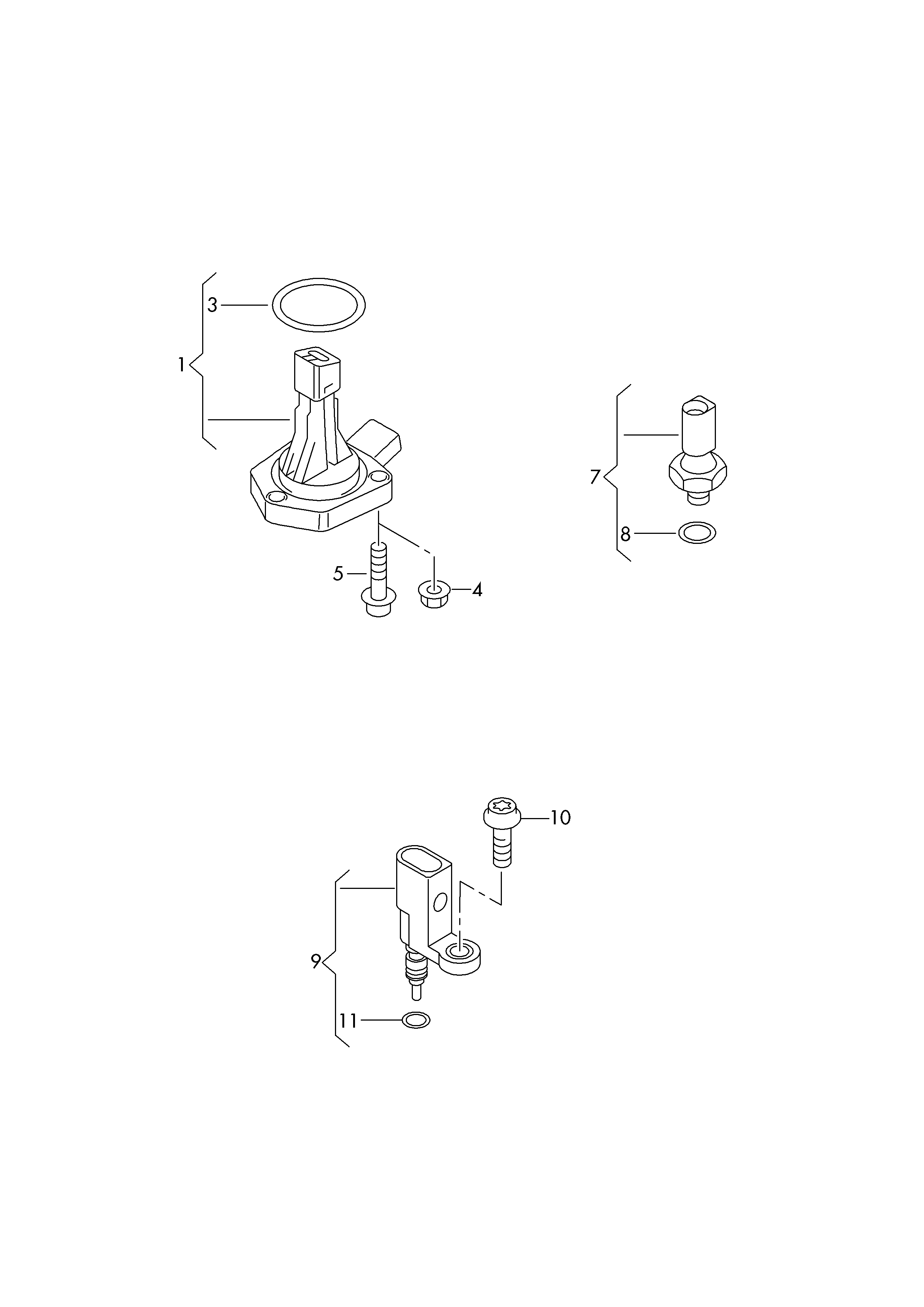 Seat 03F 907 660 E - Tunnistin, moottoriöljyn taso inparts.fi