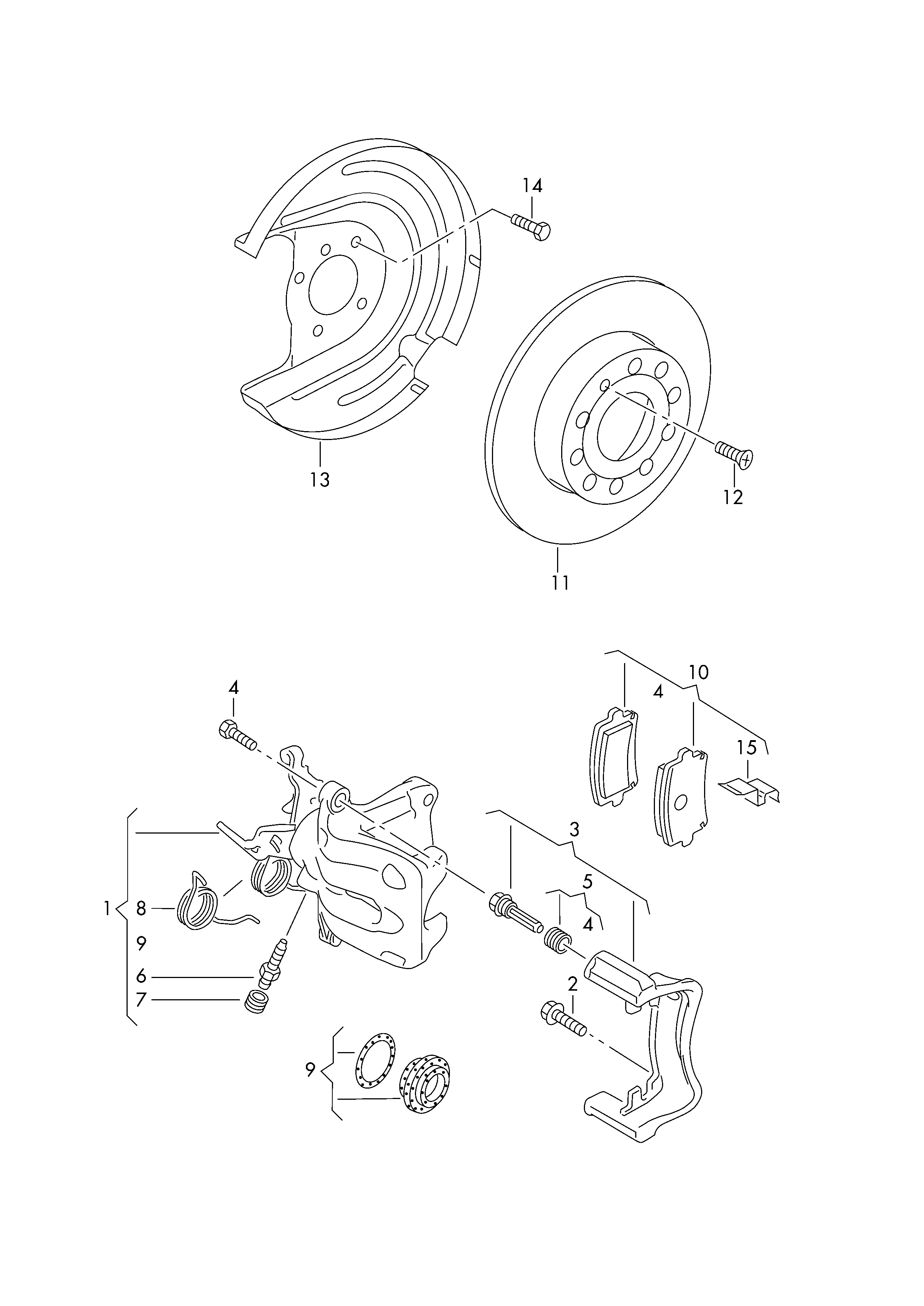 VAG 1K0 698 451 K - Jarrupala, levyjarru inparts.fi