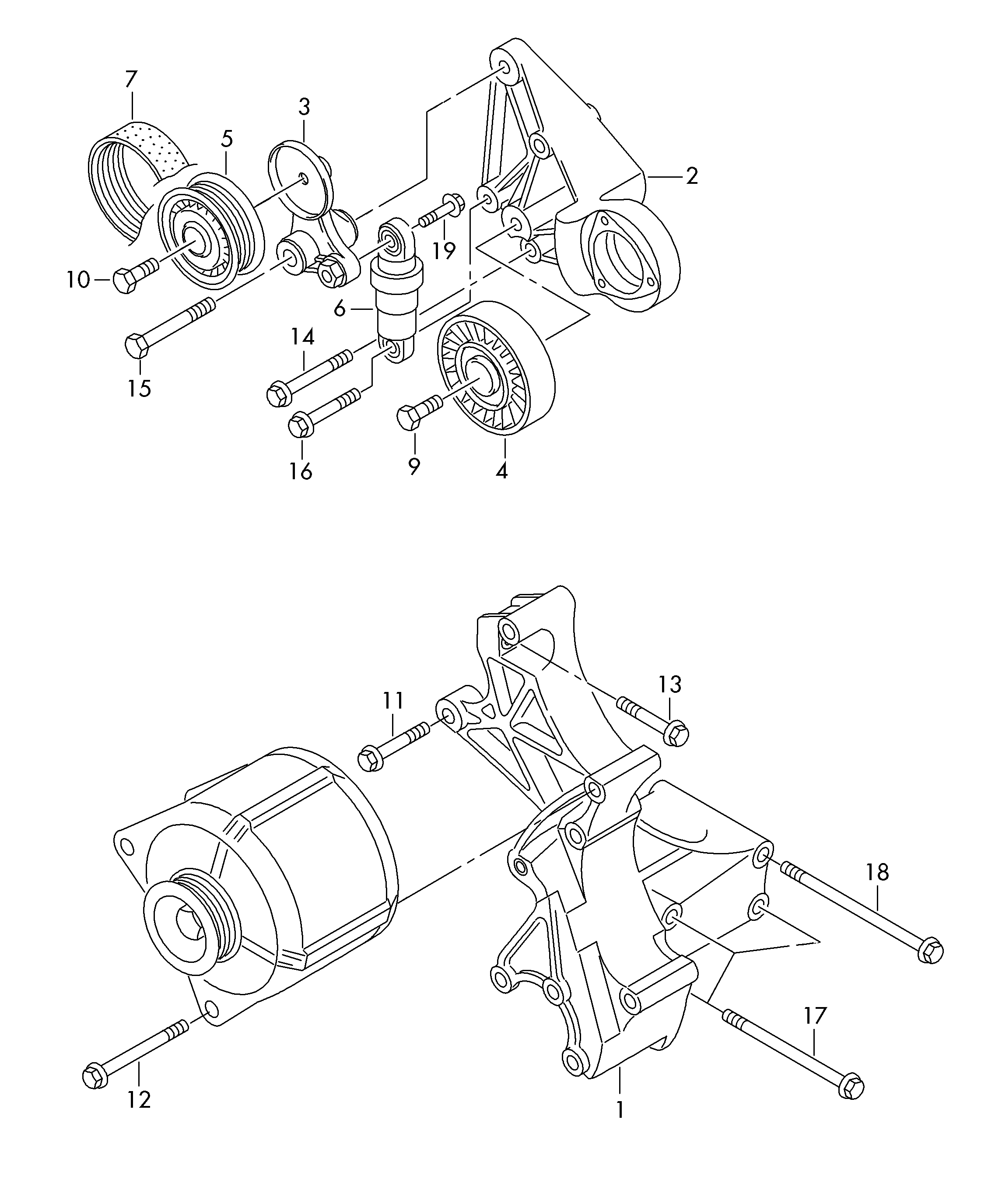 VAG 076145278 - Ohjainrulla, moniurahihna inparts.fi