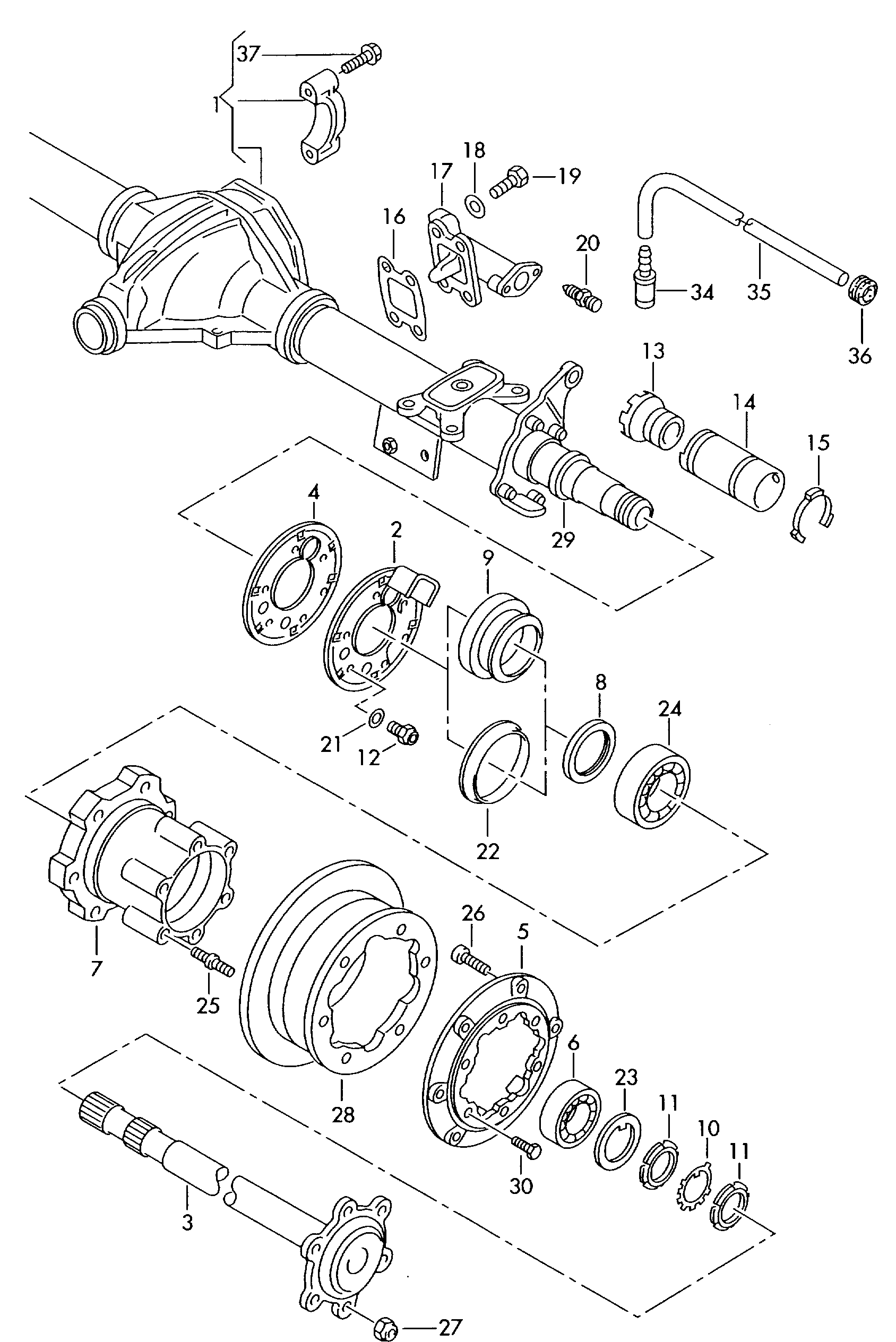 VAG 2D0 501 319B - Pyöränlaakerisarja inparts.fi