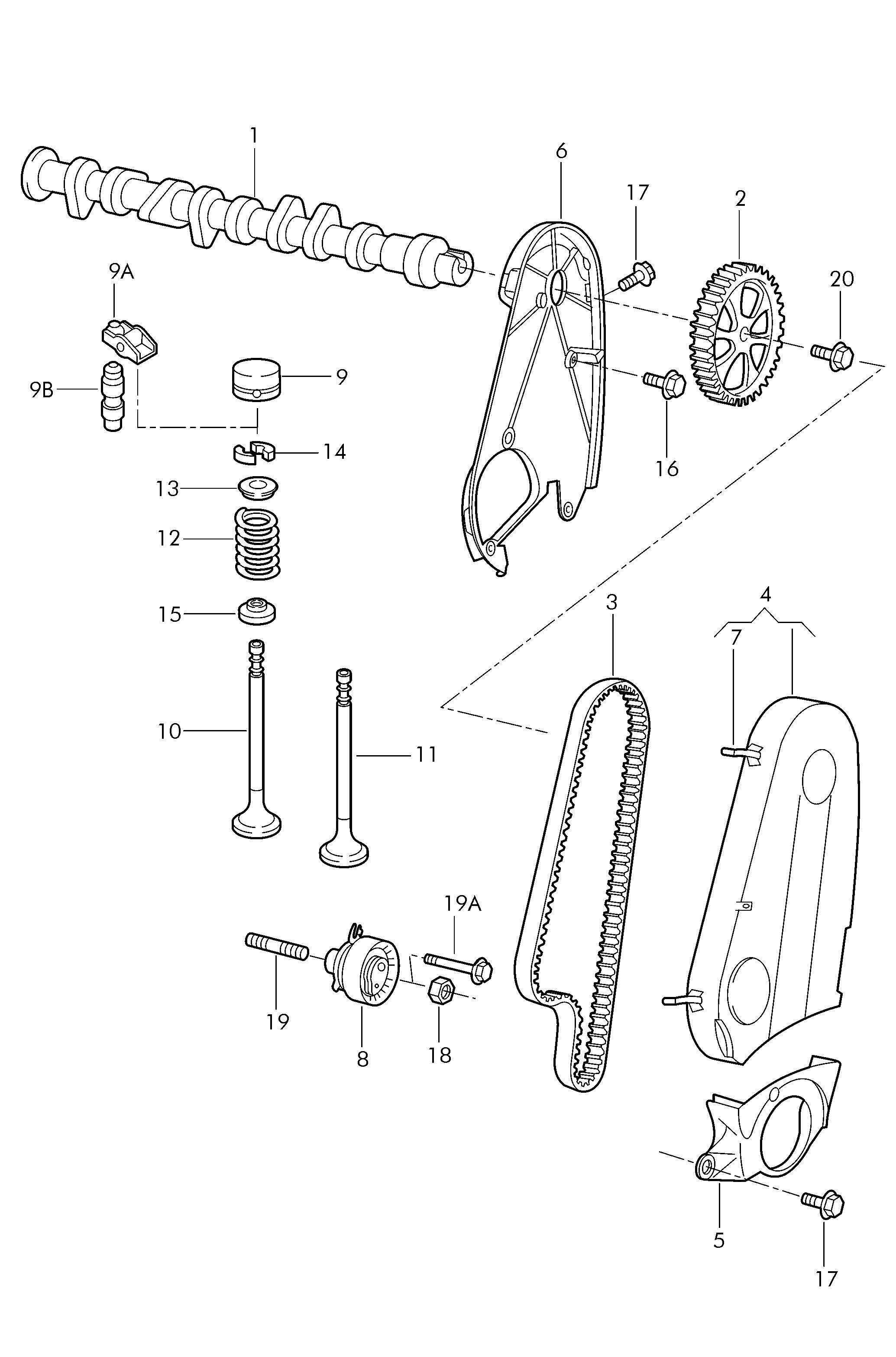 Seat 030109423B - Venttiilinnostin inparts.fi