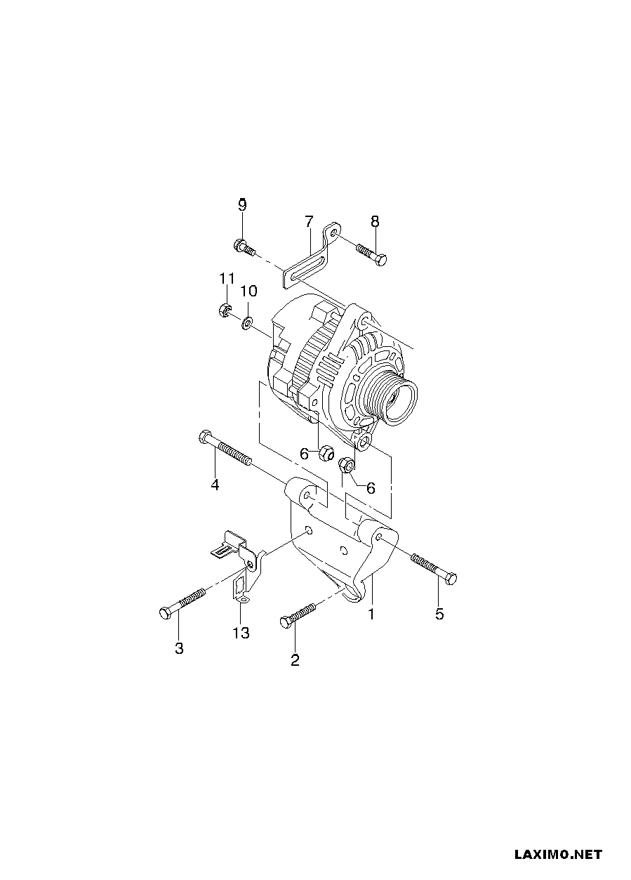 Opel 96206871 - Laturi inparts.fi