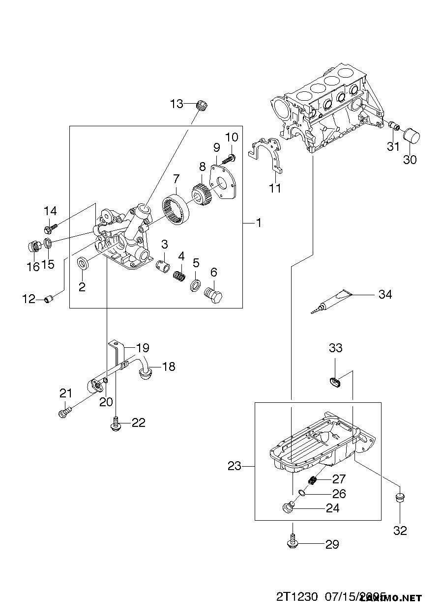 Opel 96 458 873 - Öljynsuodatin inparts.fi