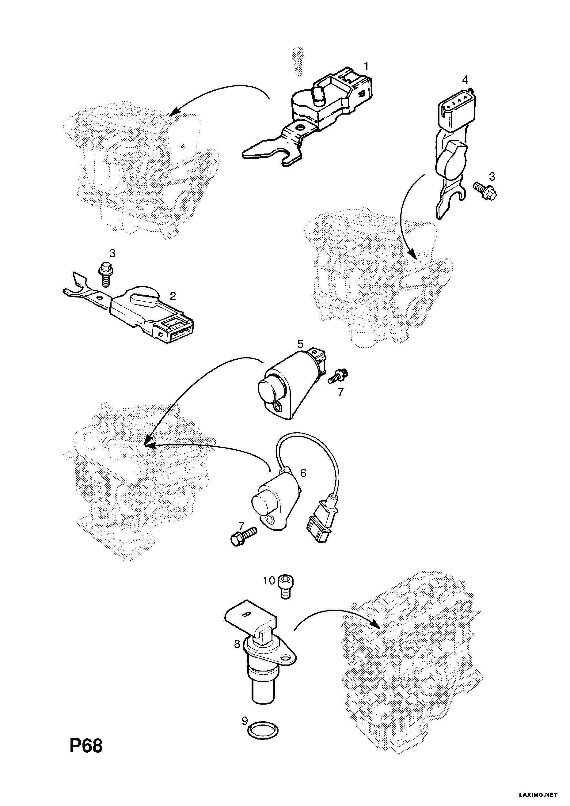 Opel 12 38 915 - Impulssianturi, kampiakseli inparts.fi