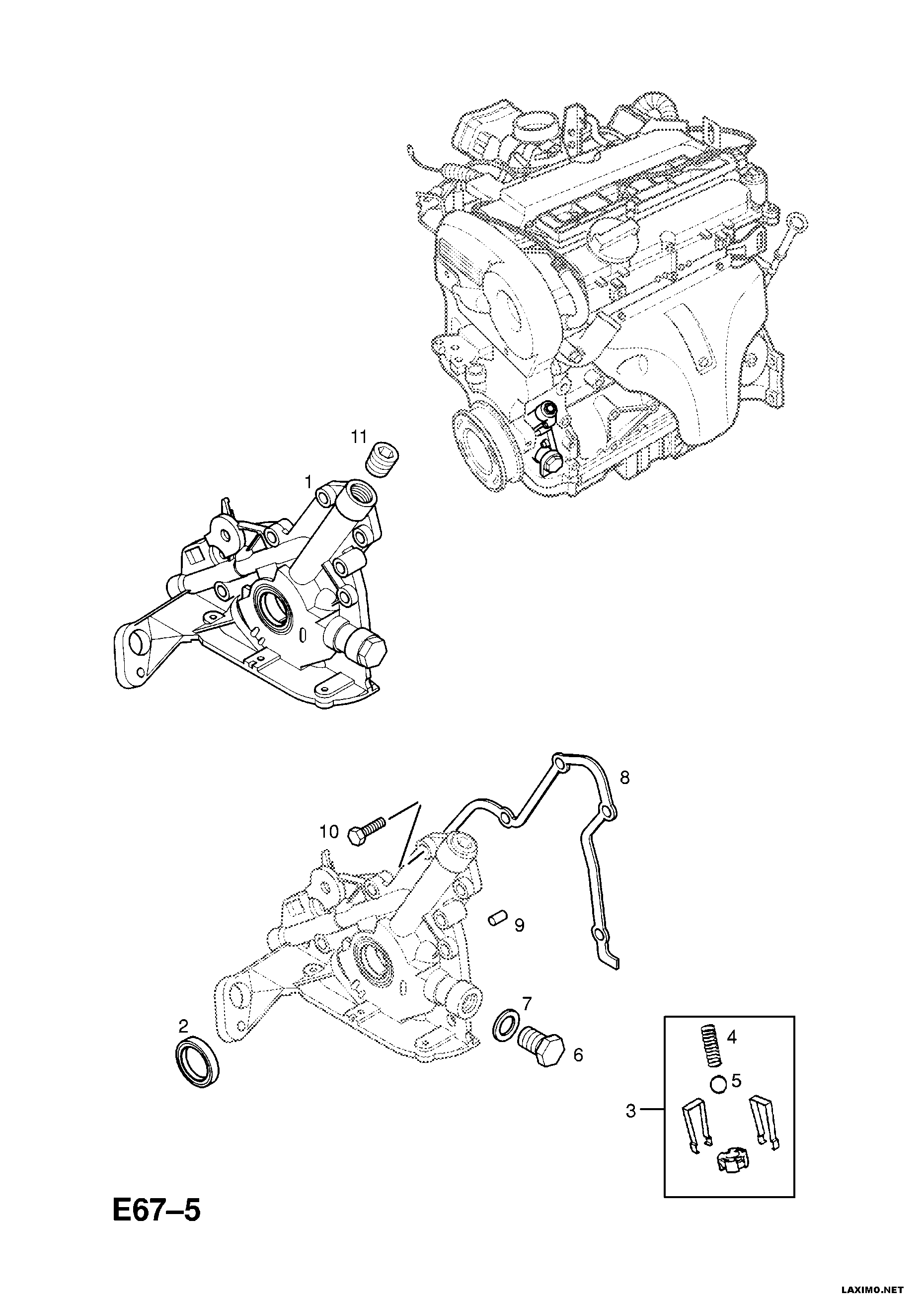 Opel 6 46 260 - Akselitiiviste, nokka-akseli inparts.fi