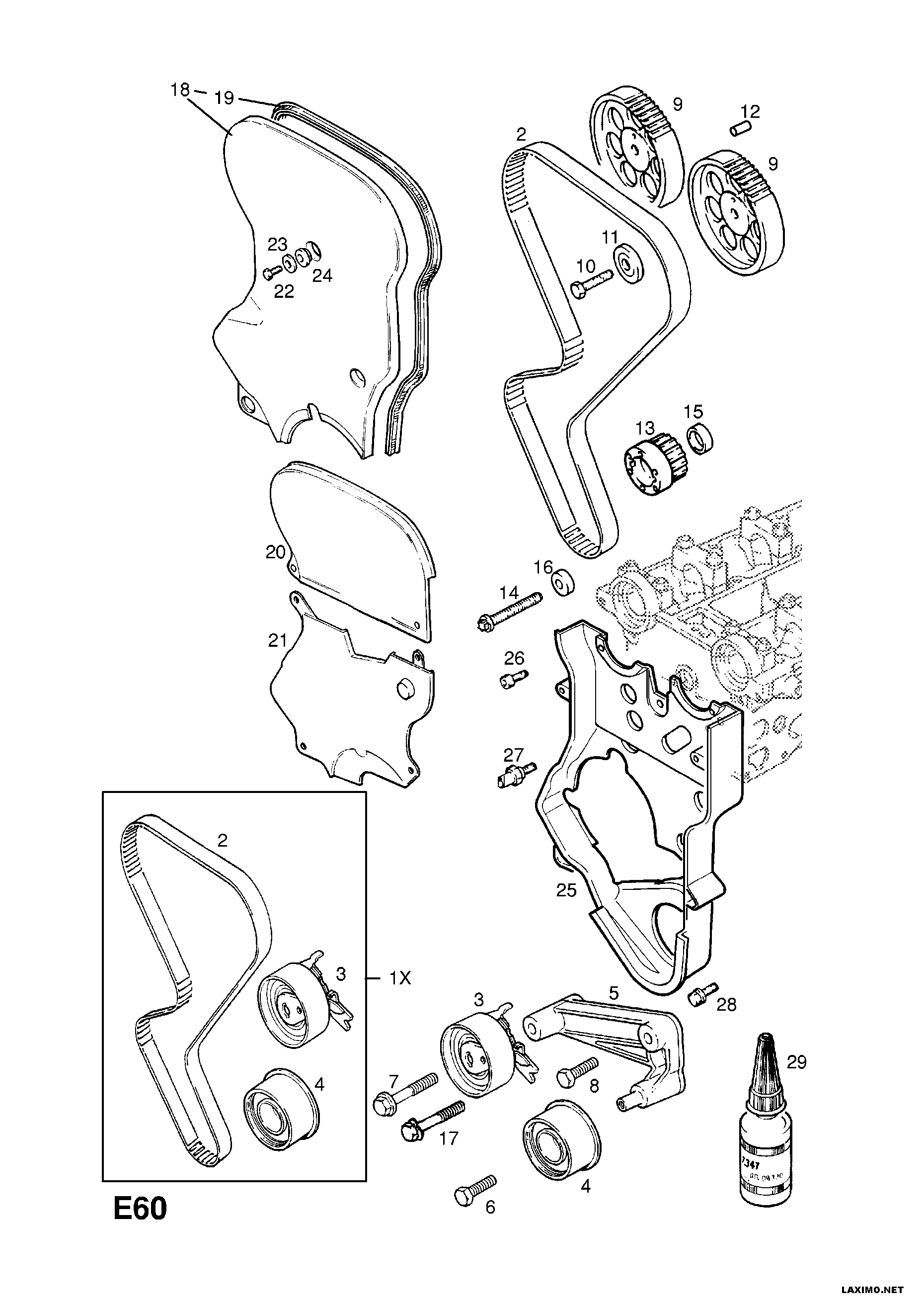 Vauxhall 56 36 738 - Hammashihnasarja inparts.fi